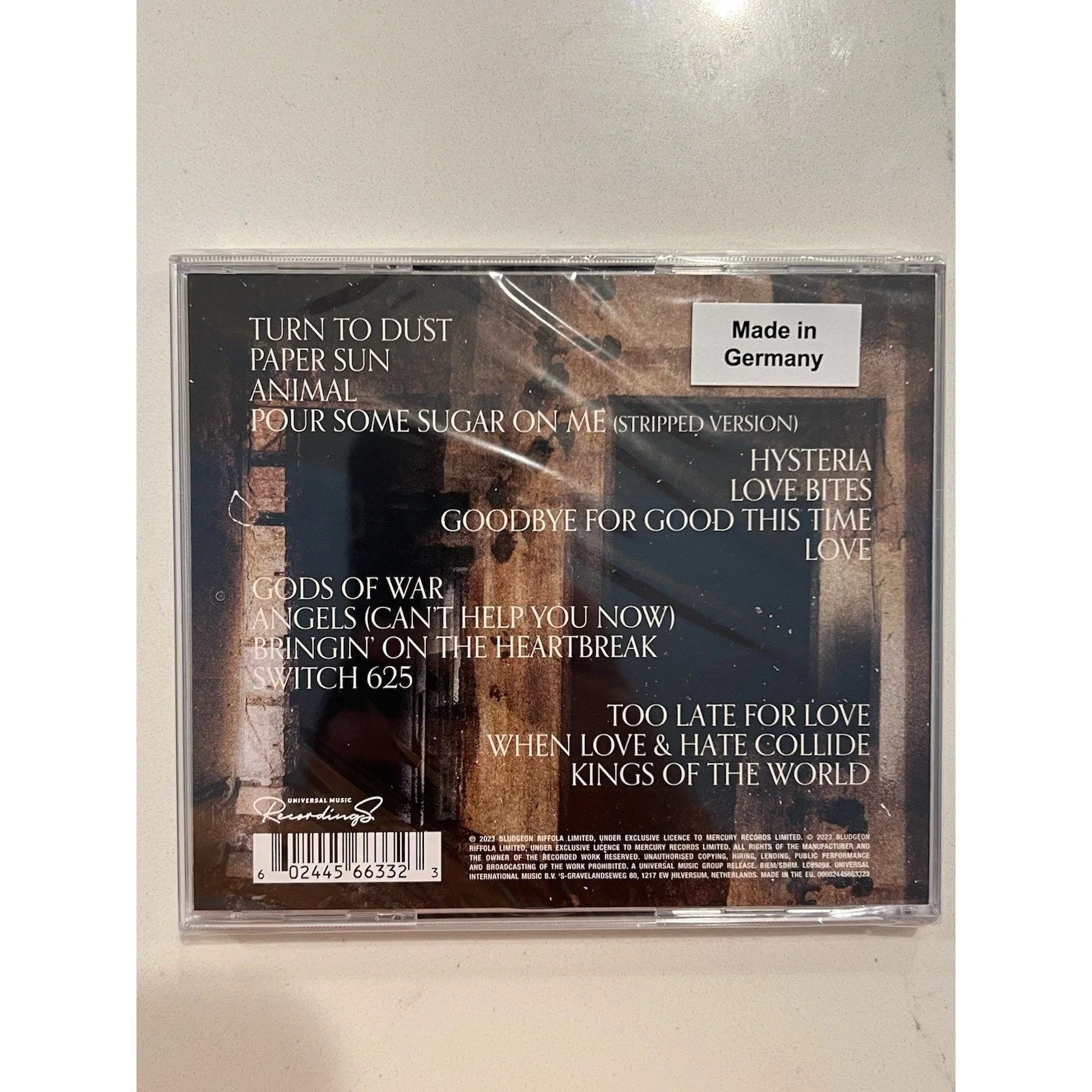 Def Leppard SIGNED Drastic Symphonies CD Autographed ACOA Authenticated #12, image 3