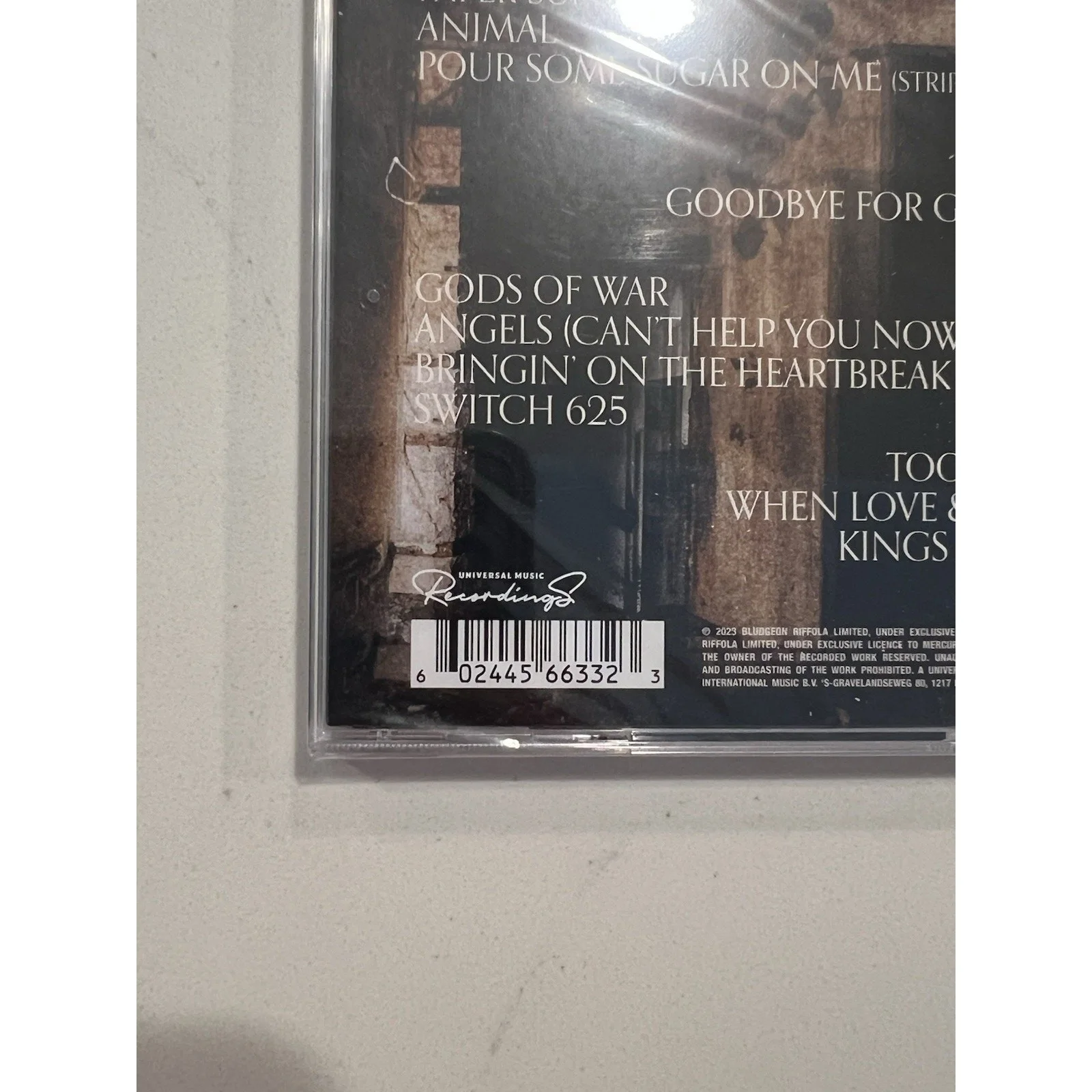 Def Leppard SIGNED Drastic Symphonies CD Autographed ACOA Authenticated #12, image 4