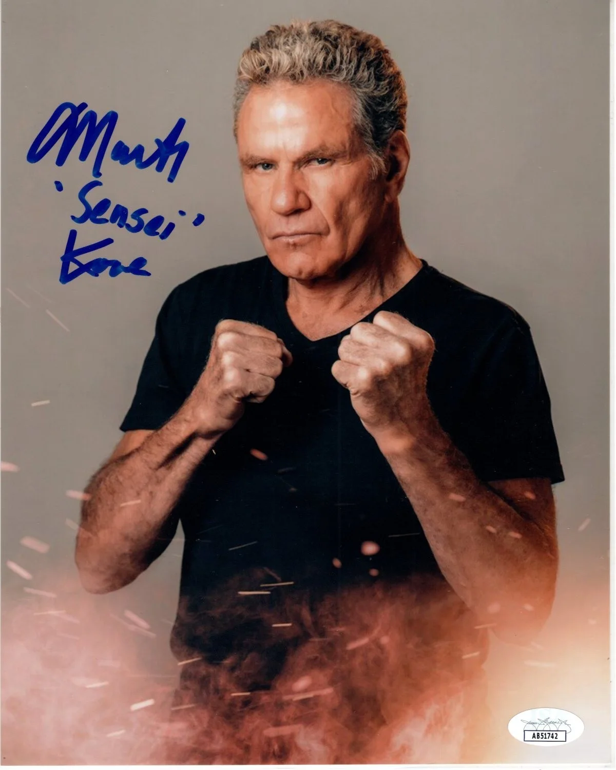 Martin Kove — Martin Kove signed autographed 8x10 Cobra Kai Sensei John Kreese photograph JSA