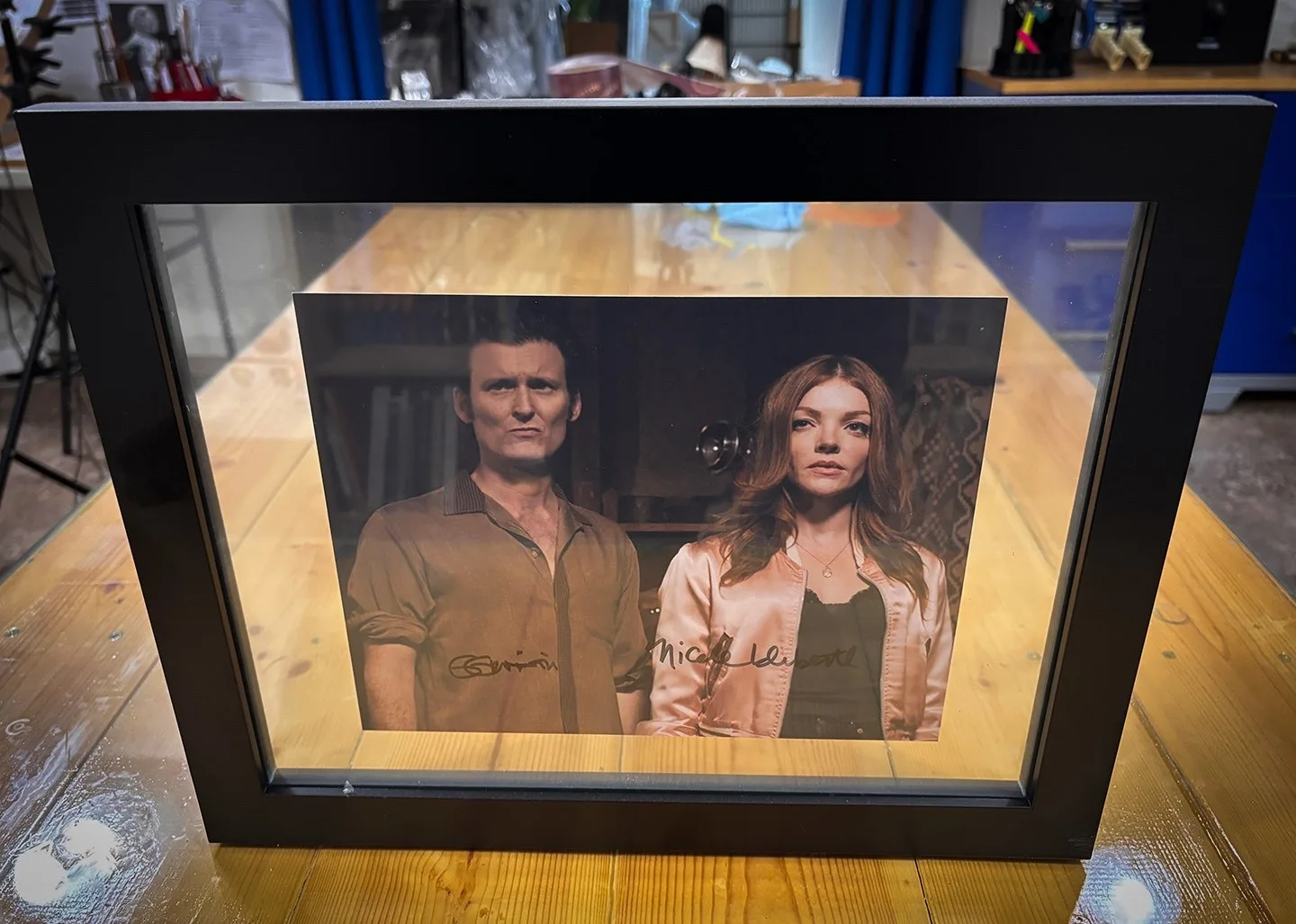 Nicole LaLiberte, George Griffith — Twin Peaks two Signed autographs in frame Nicole LaLiberte and George Griffith, изображение 5