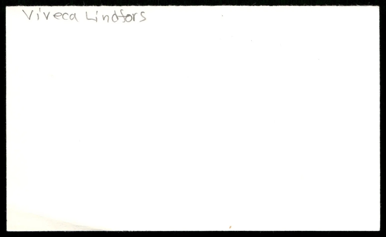 Actress Viveca Lindfors Vintage Index Auto Card -Beautiful Autograph, изображение 2