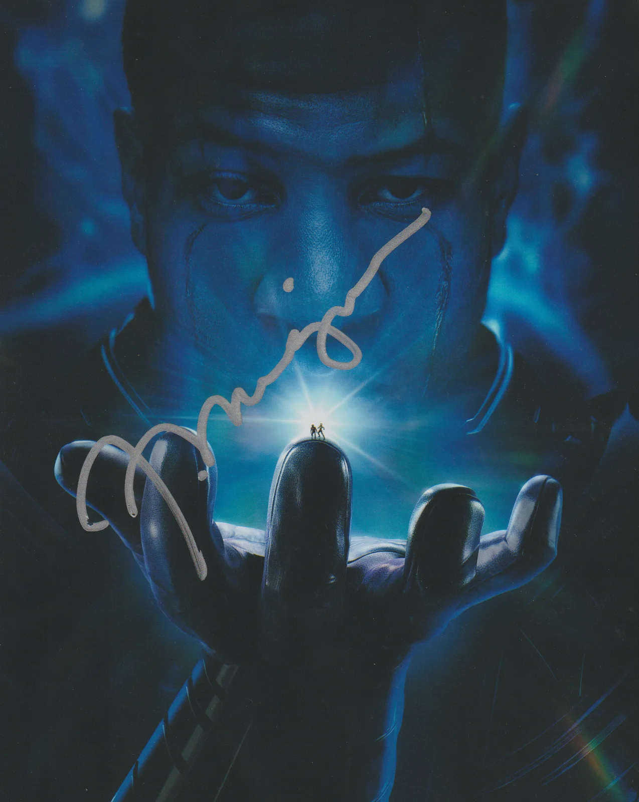 JONATHAN MAJORS — JONATHAN MAJORS SIGNED 8X10 COLOR PHOTO ANTMAN QUANTUMANIA AUTOGRAPH MARVEL