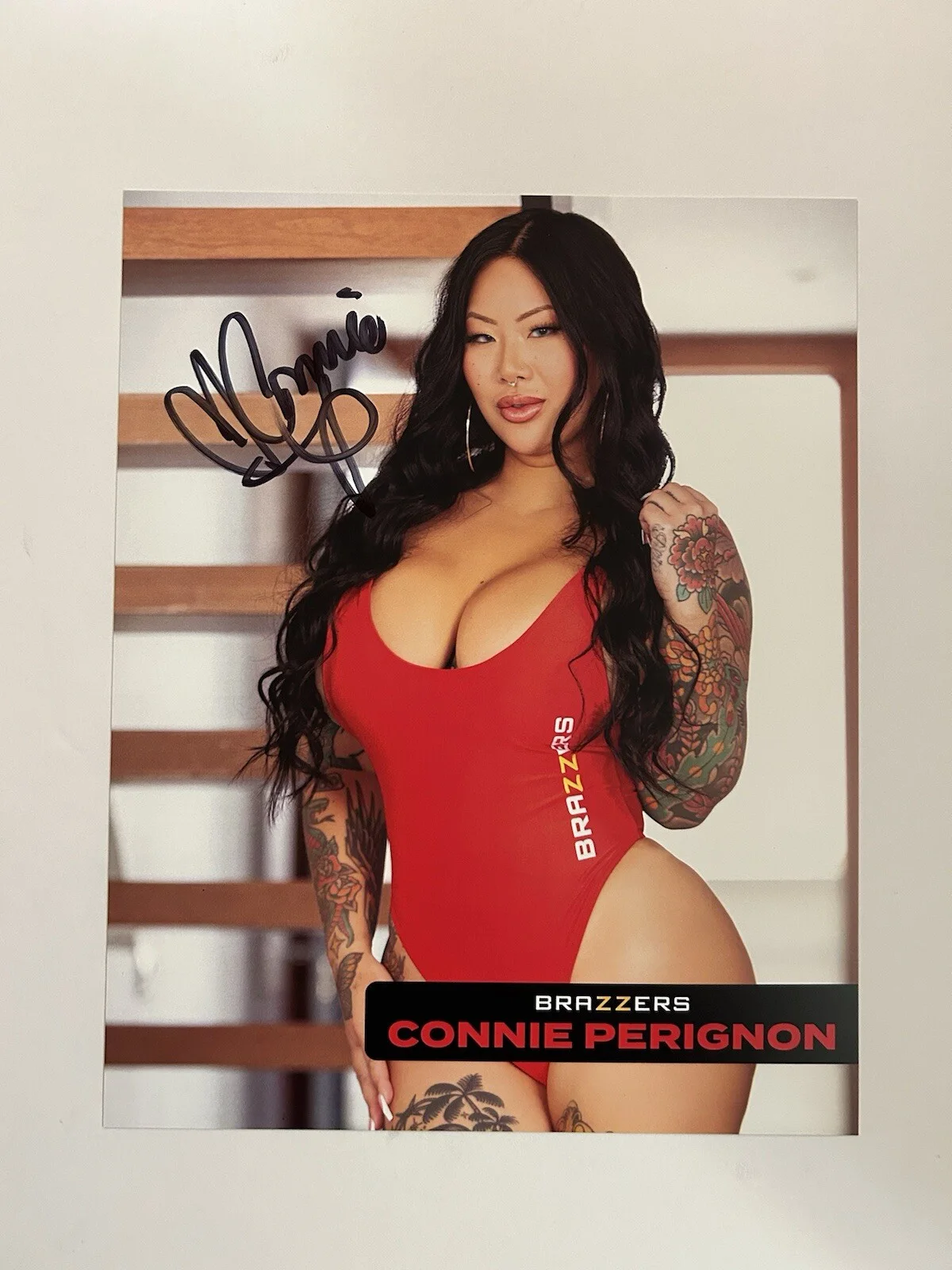 Connie Perignon — Connie Perignon (Adult Film Star) Signed HOT SEXY MODEL 8x10 Photo PROOF