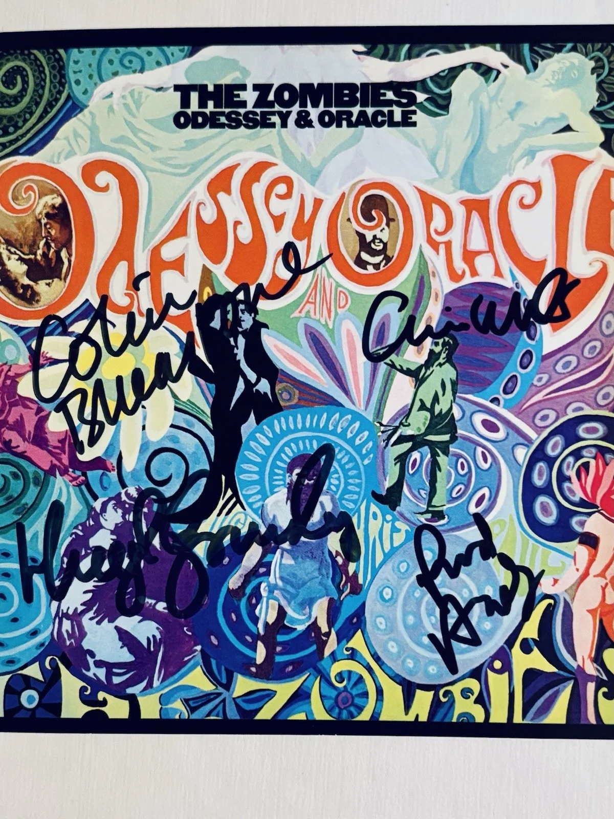 The Zombies Signed CD Insert JSA, image 2