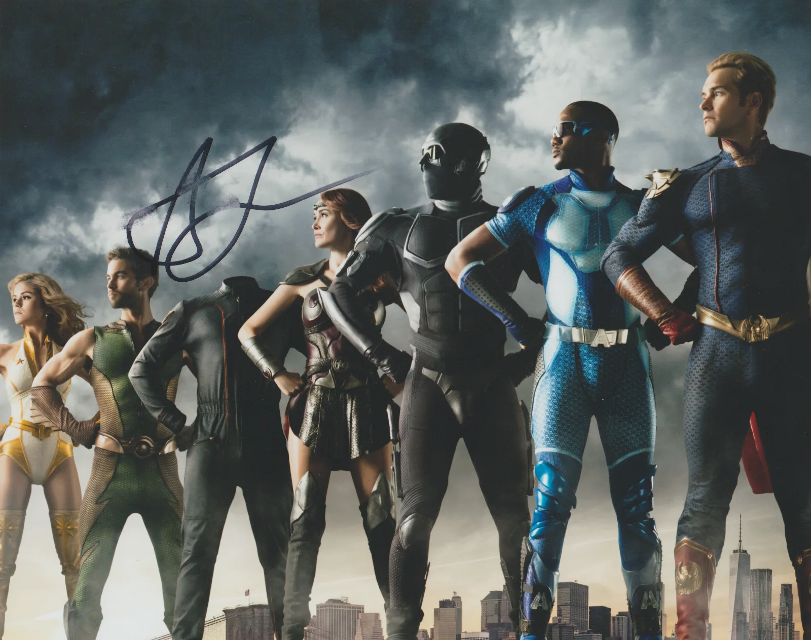 ANTONY STARR — ANTONY STARR THE BOYS SIGNED 10X8 COLOR PHOTO AUTOGRAPH HOMELANDER AMAZON TV
