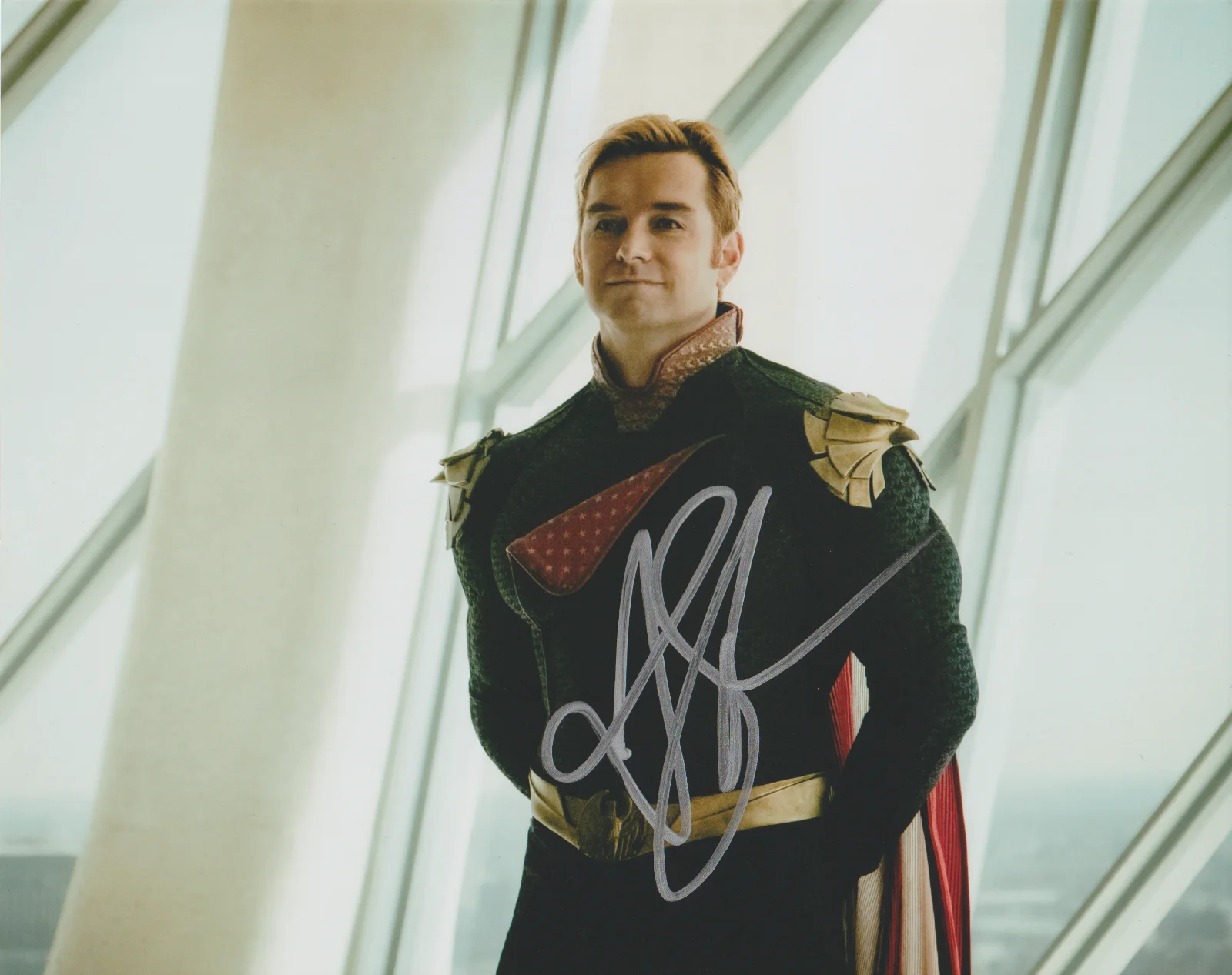 ANTONY STARR — ANTONY STARR THE BOYS SIGNED 10X8 COLOR PHOTO AUTOGRAPH HOMELANDER AMAZON PRIME