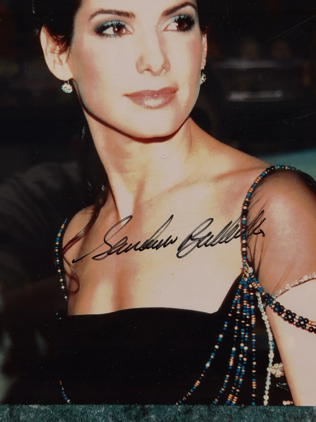 Sandra Bullock — SANDRA BULLOCK AUTOGRAPH PLAQUE COA AUTO MOVIE STAR MISS CONGENIALITY HOLLYWOOD, изображение 3