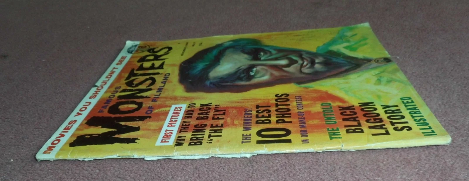 FAMOUS MONSTERS #5 (1959) very good condition (4.0) BELA LUGOSI cover, image 4