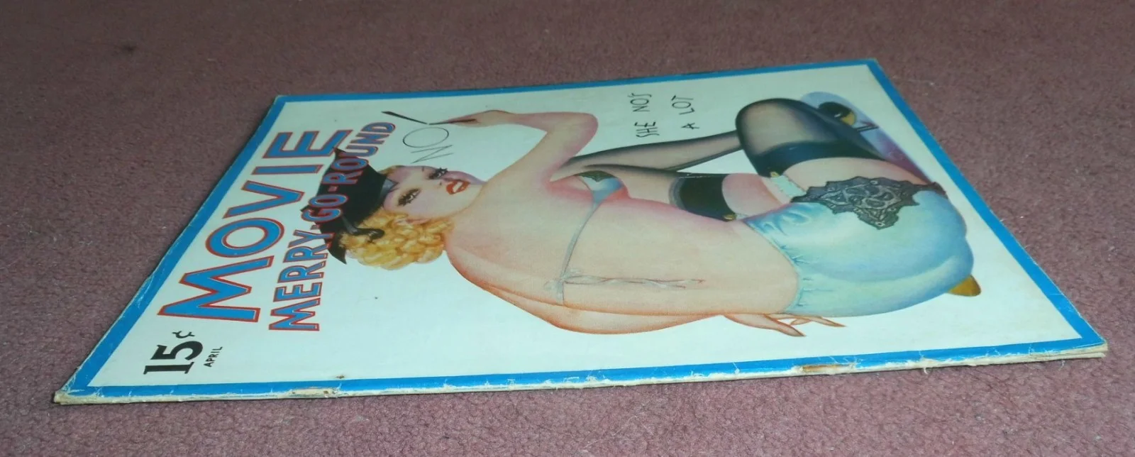 MOVIE MERRY-GO-ROUND (1937) US mag ENOCH BOLLES RACY COVER, vg/fine (5.0), изображение 2