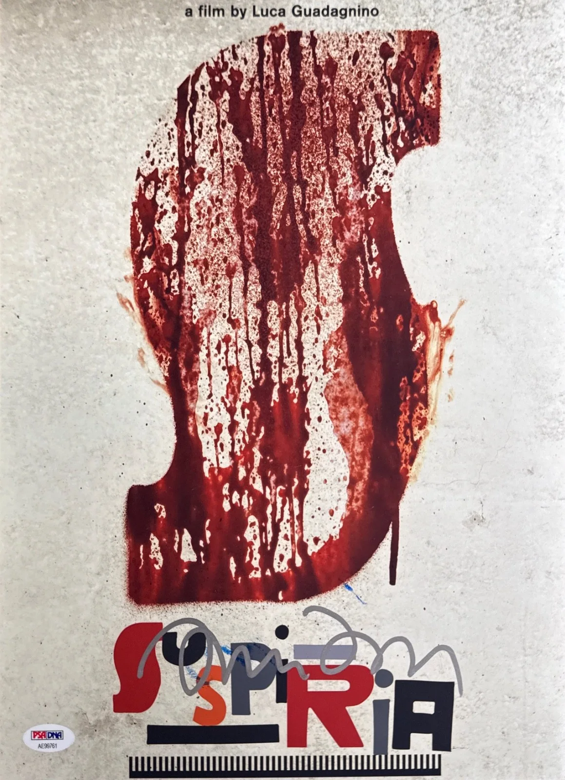 Tilda Swinton — Tilda Swinton Signed 11x14 Suspiria Movie Poster PSA AE99761, изображение 2