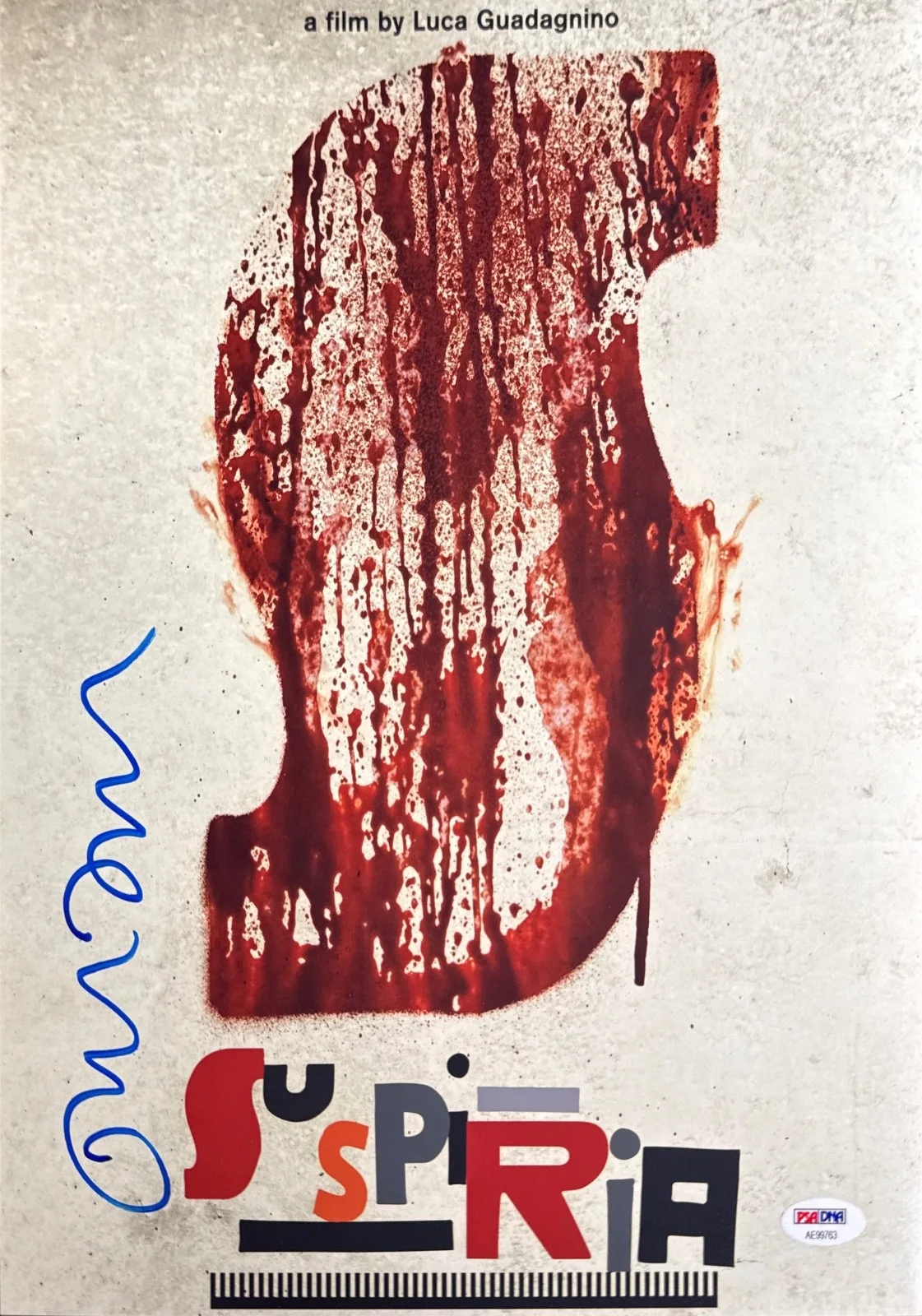 Tilda Swinton — Tilda Swinton Signed 11x14 Suspiria Movie Poster PSA AE99763, изображение 2