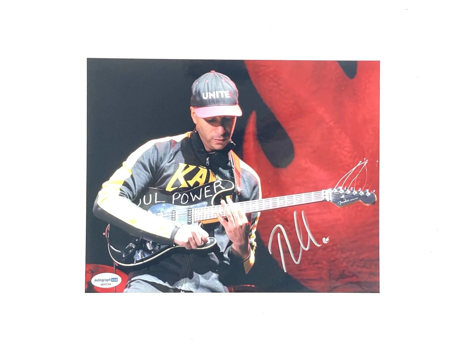 Tom Morello Signed 8x10 Photo ACOA Certified Rage Against The Machine Audioslave, изображение 2