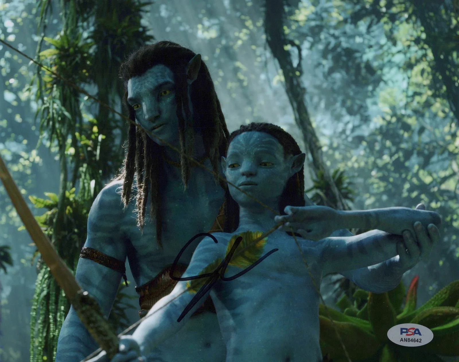 SAM WORTHINGTON — Sam Worthington signed "AVATAR WAY OF WATER" 8x10 Photo JAKE SULLY Proof PSA COA, image 3