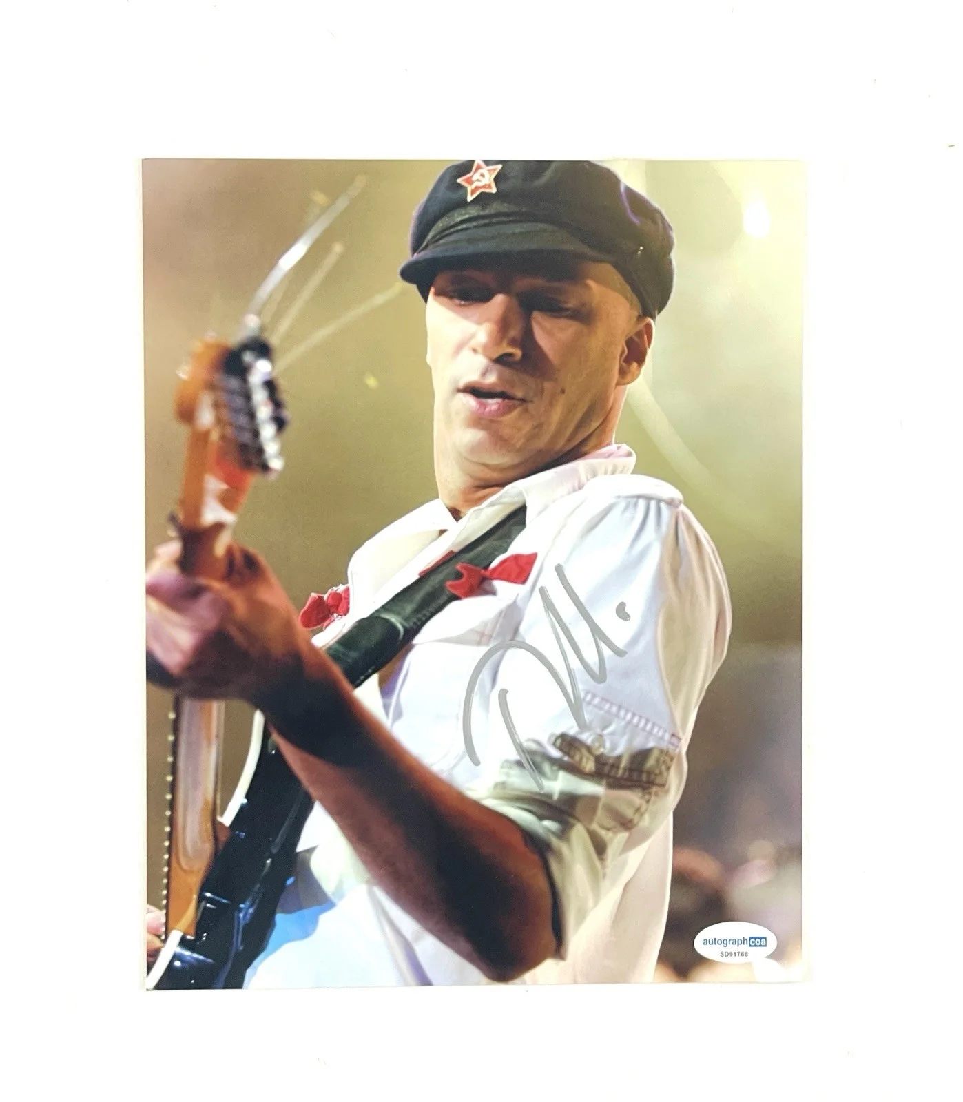 Tom Morello Signed 8x10 Photo ACOA Certified Rage Against The Machine Audioslave, image 3
