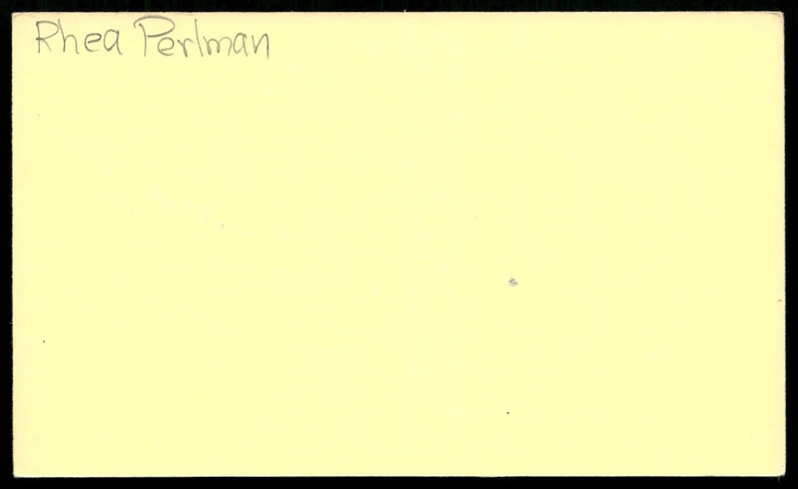 Rhea Pearlman Conrad Signed Vintage Index Card -Beautiful Autograph, изображение 2