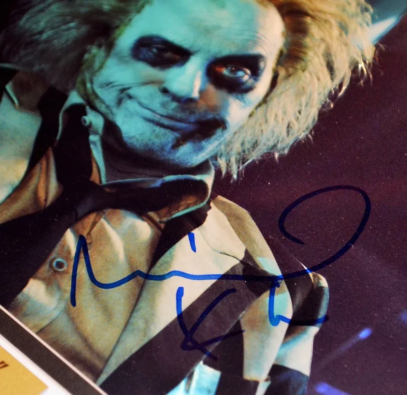 MICHAEL KEATON — Signed MICHAEL KEATON Autograph "BEETLEJUICE," COA, UACC RD#228, FRAME, DVD, image 4