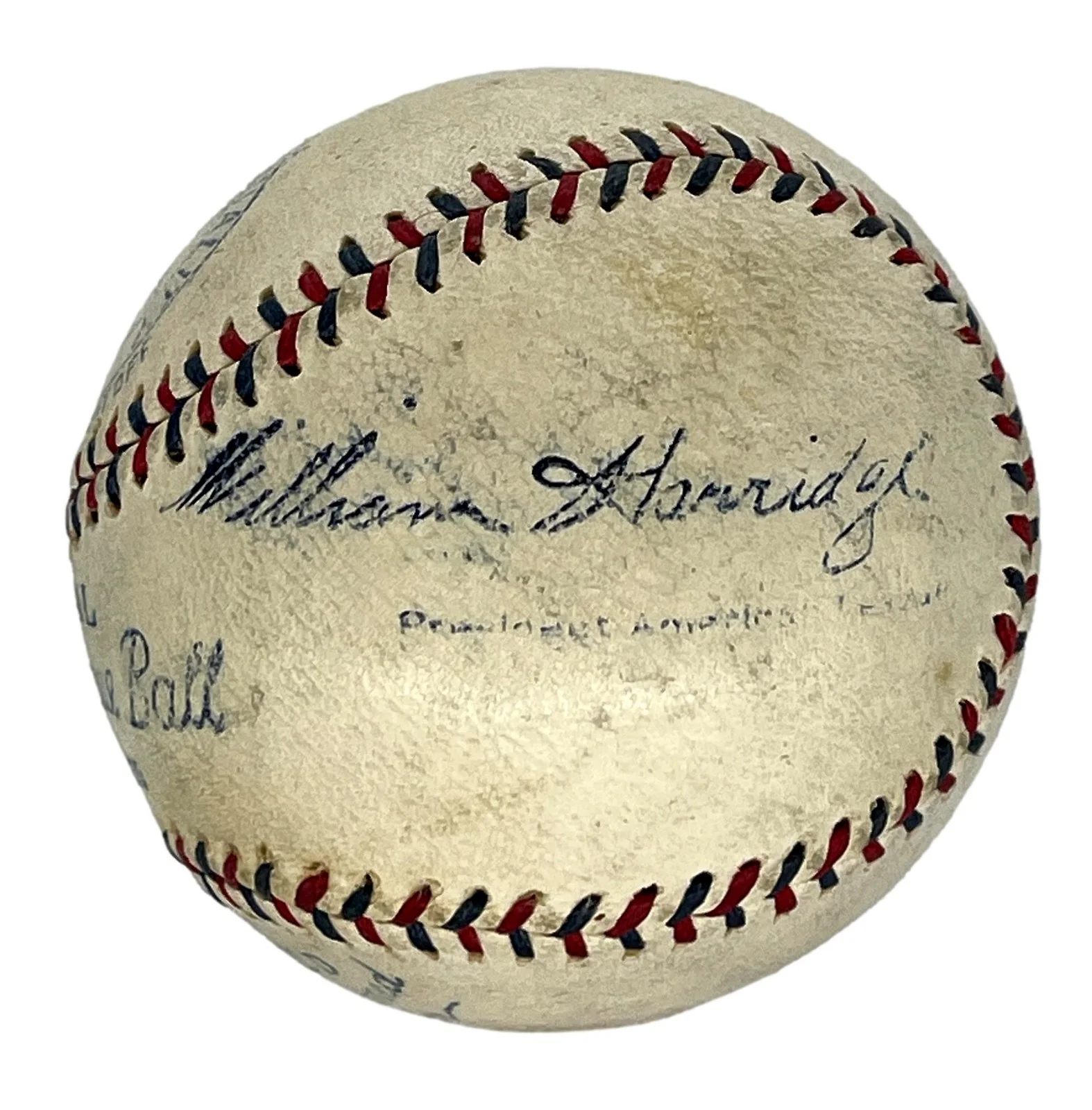 Joe Cronin/Bill Terry Signed/Autographed OAL Harridge Baseball PSA/DNA LOA 06061, изображение 2