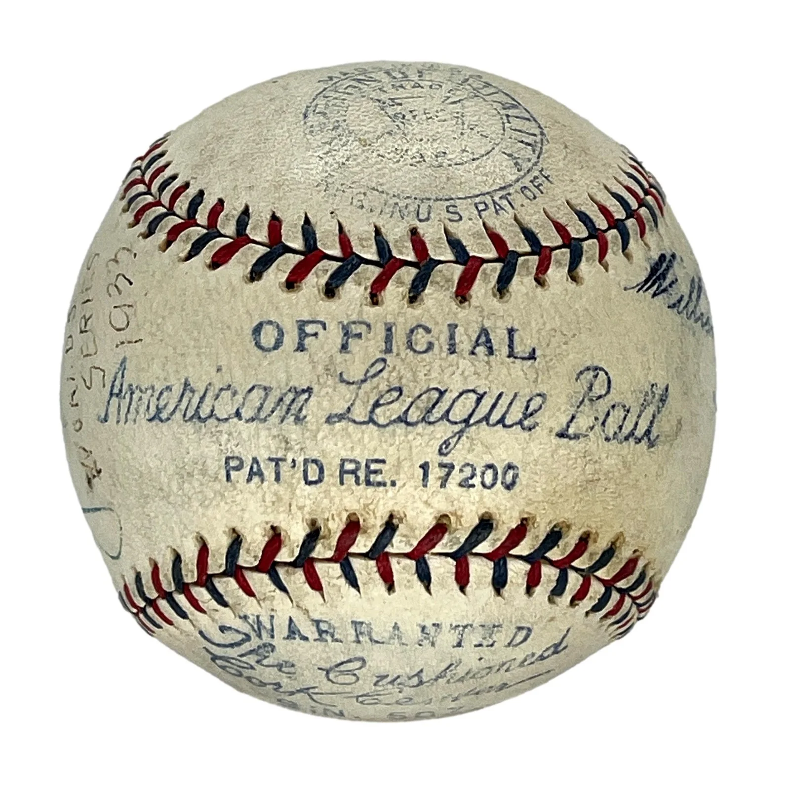 Joe Cronin/Bill Terry Signed/Autographed OAL Harridge Baseball PSA/DNA LOA 06061, изображение 3