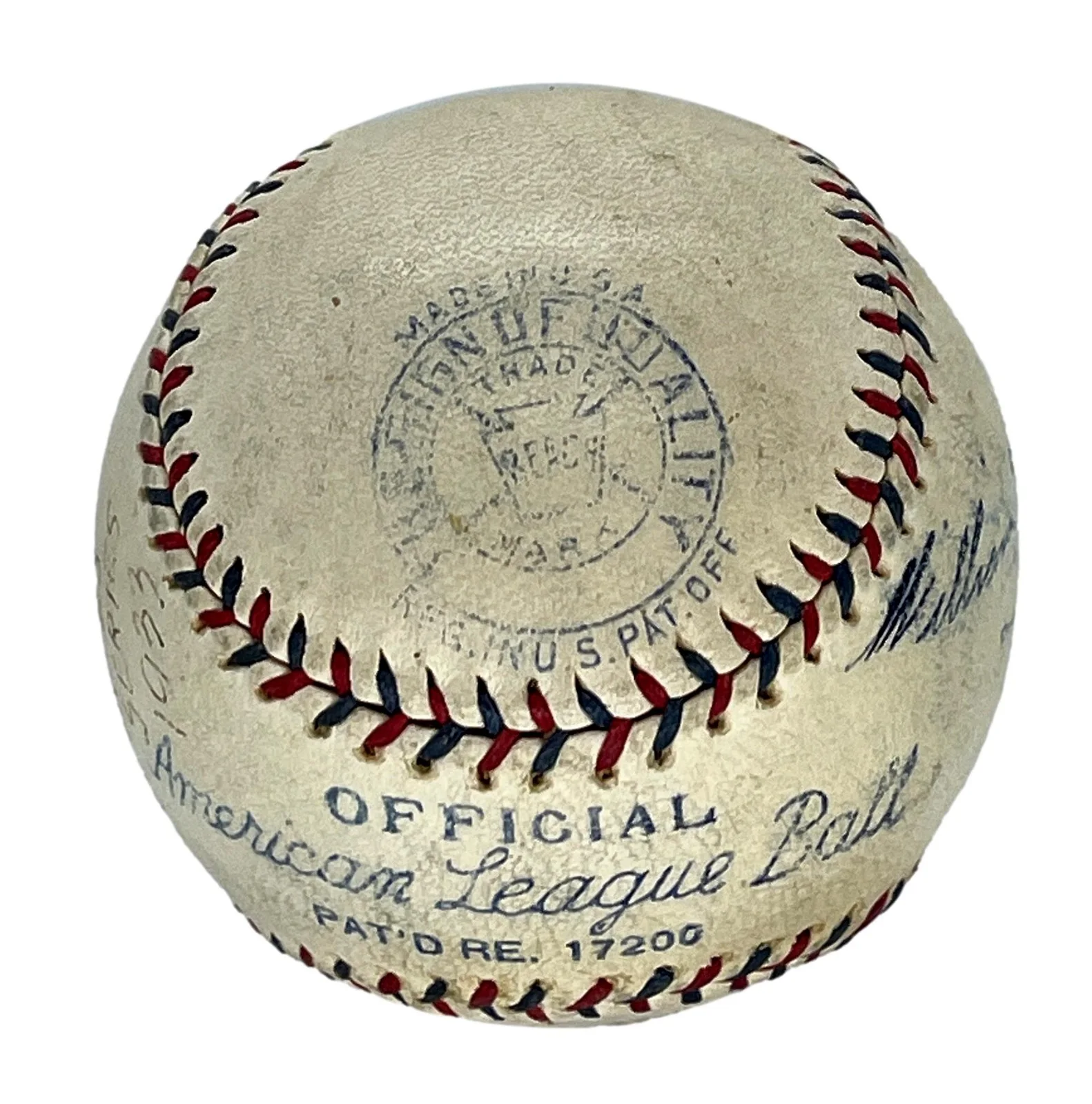 Joe Cronin/Bill Terry Signed/Autographed OAL Harridge Baseball PSA/DNA LOA 06061, изображение 5
