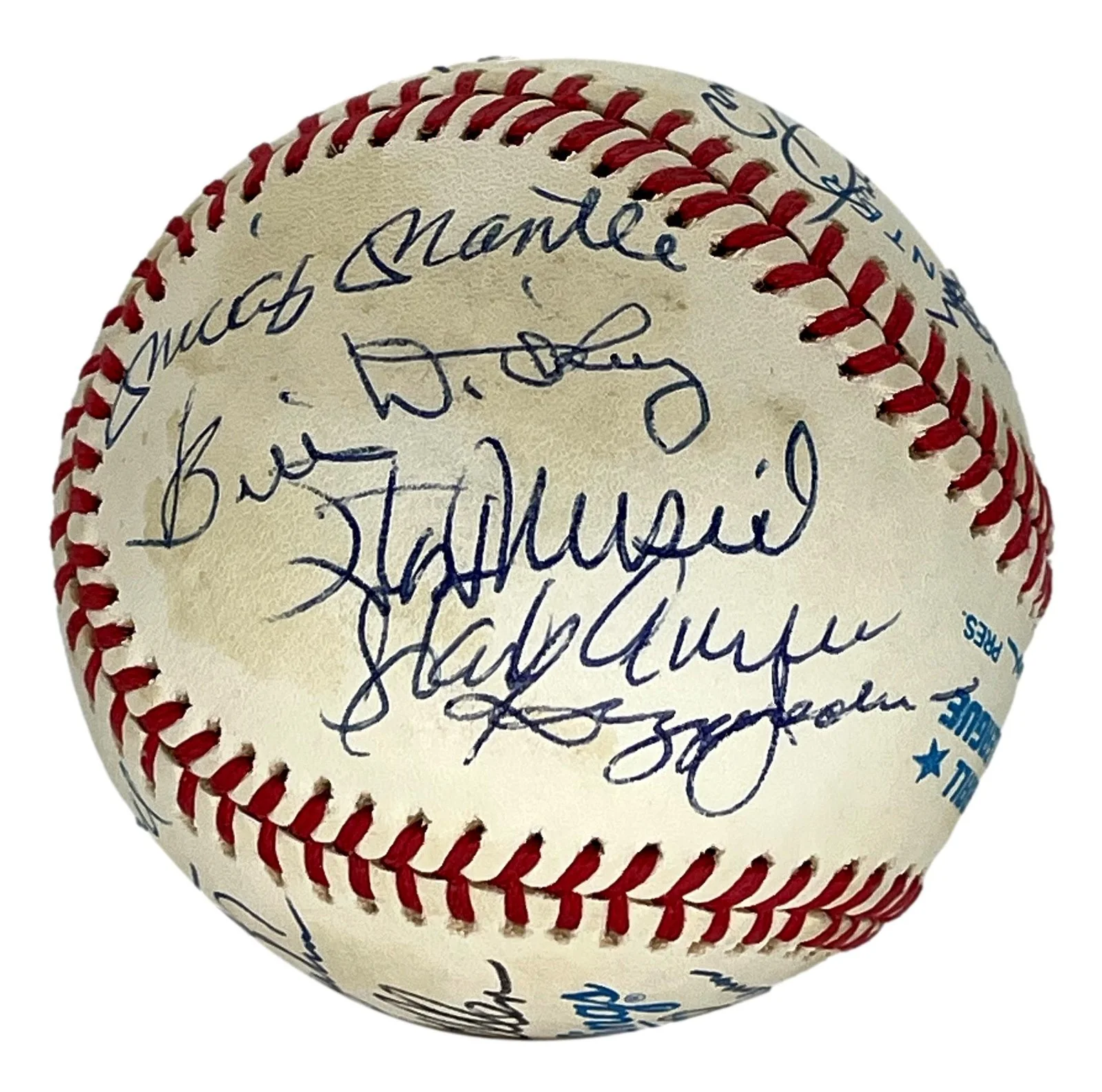 Hall of Famers Multi-Signed/Auto (23) Signs OAL/Brown Baseball PSA/DNA 206058, изображение 2