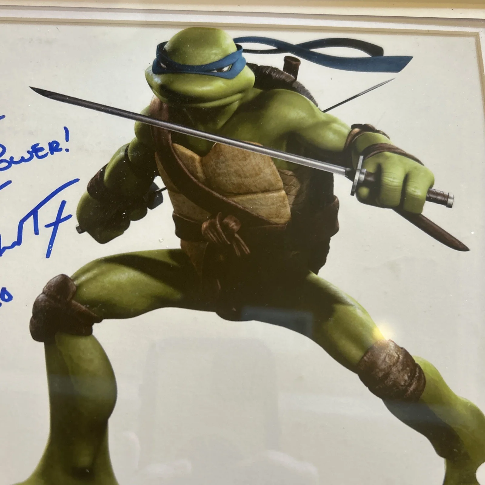 Jeremy Howard Signed Autograph Leonardo Authenticated Personal “turtle Power”, image 5
