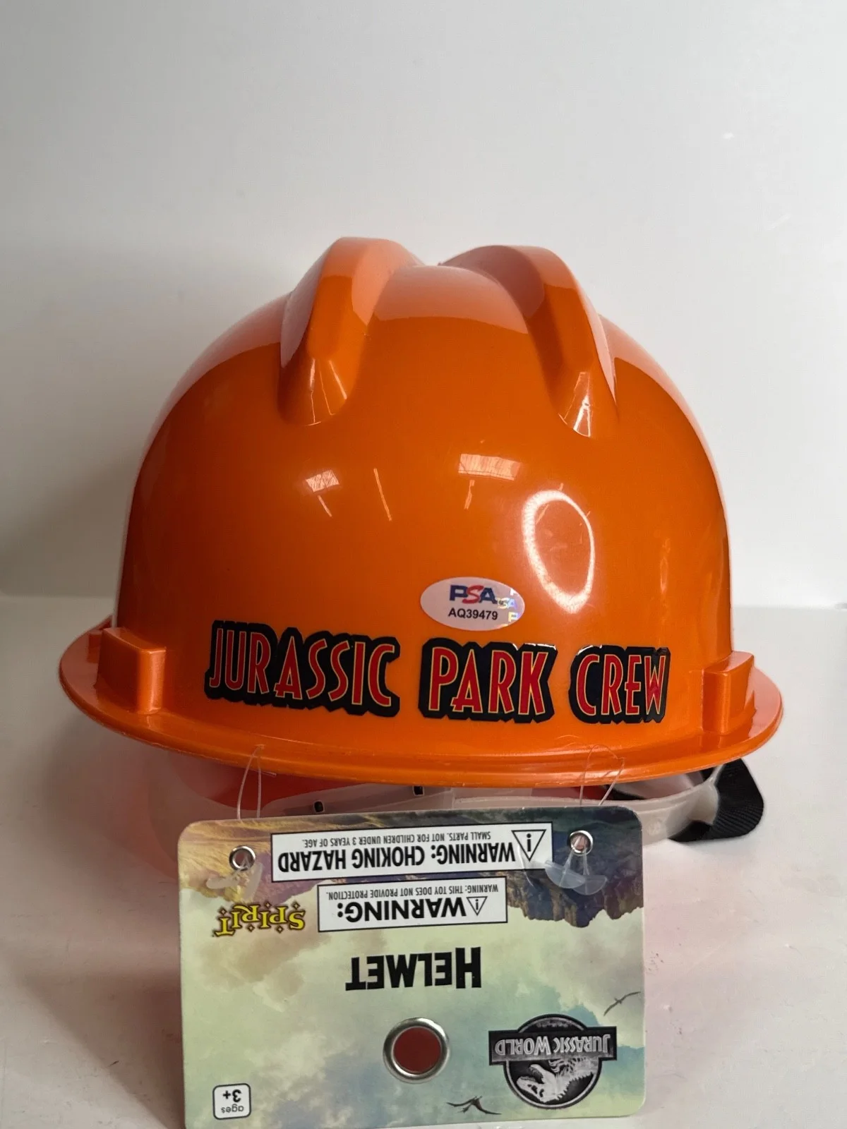 Laura Dern — Laura Dern Signed Replica Jurassic Park Orange Hard Hat RARE!! PSA AQ39479, image 3