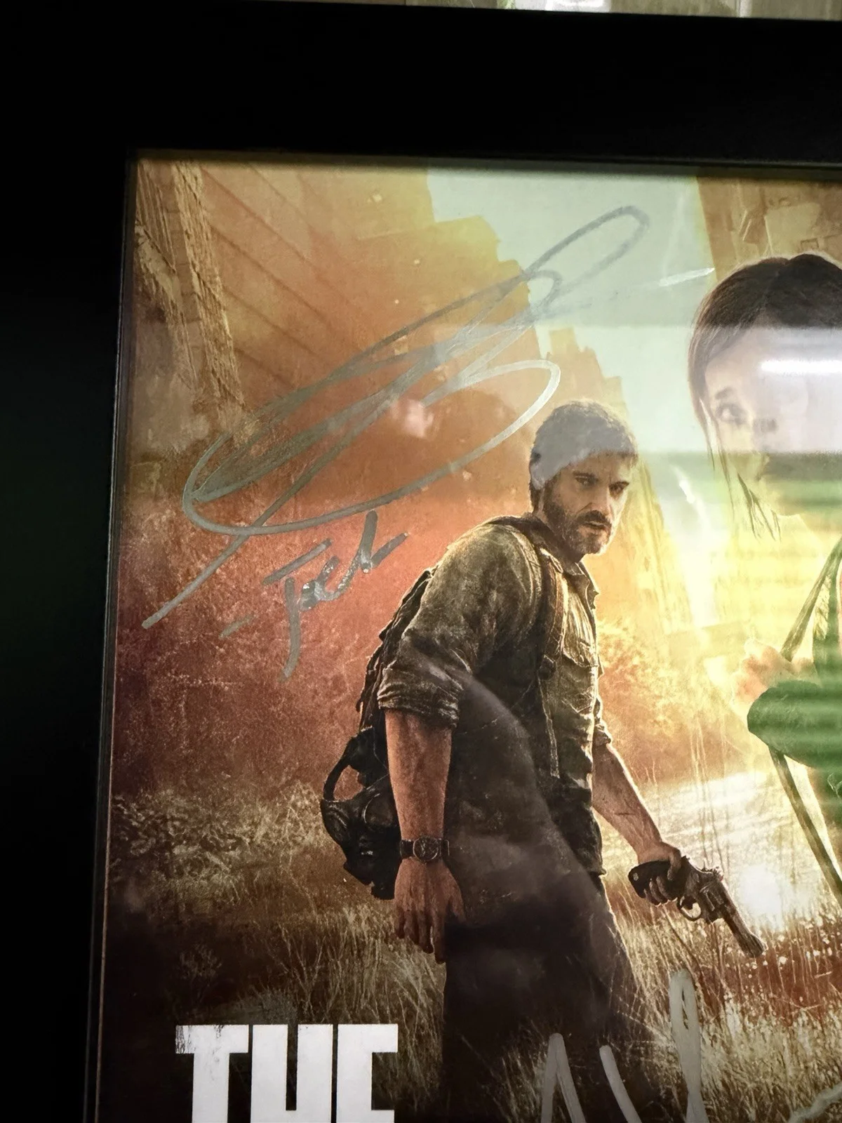 Last Of us Game Poster Signed Troy Baker Ashley Johnson Laura Bailey JSA SWAU, image 3