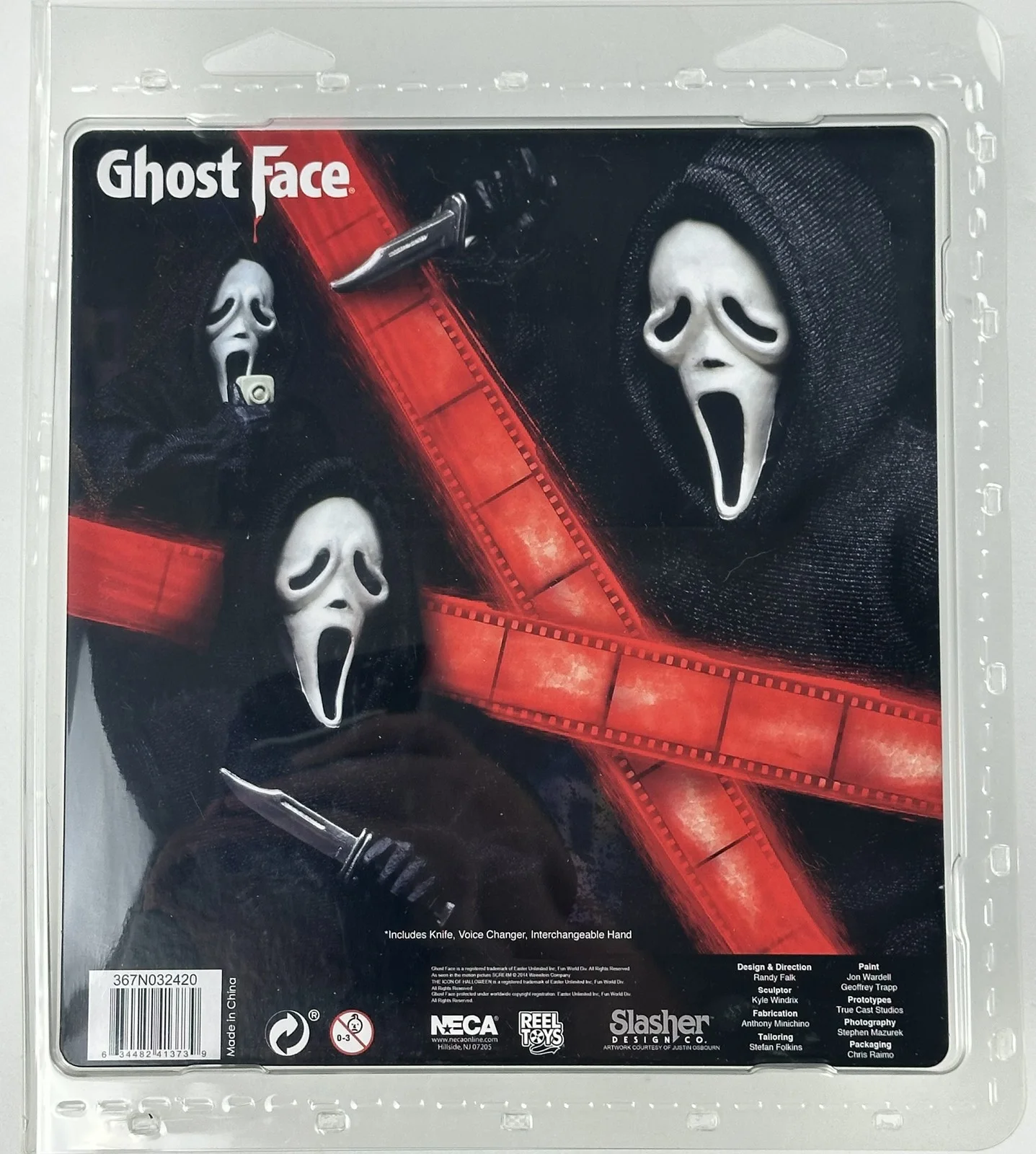 Matthew Lillard — Matthew Lillard signed Ghostface NECA figure Scream autograph Stu Horror BAS 589, image 2