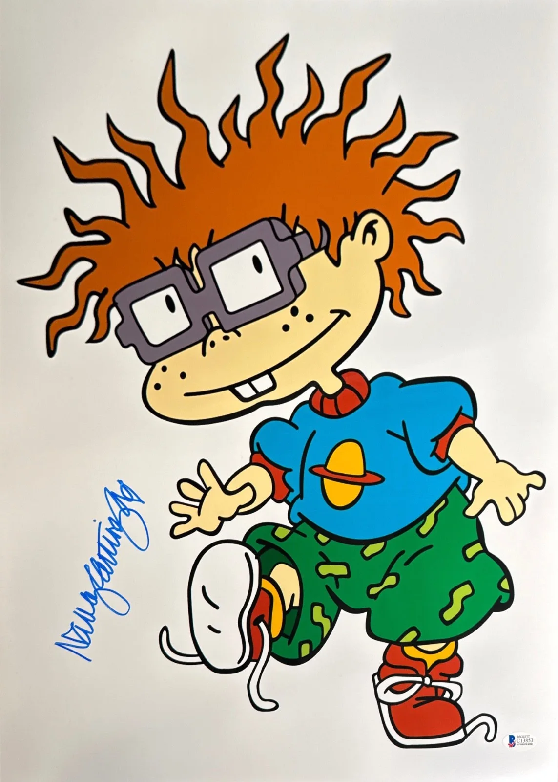 Nancy Cartwright — Nancy Cartwright Signed 16x20 Rugrats Chucky BAS C13853, image 2