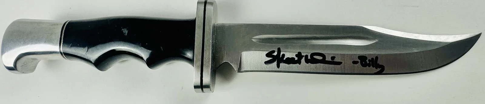 Skeet Ulrich — Skeet Ulrich signed 13" Buck knife 120 Scream Ghostface autograph BAS 592