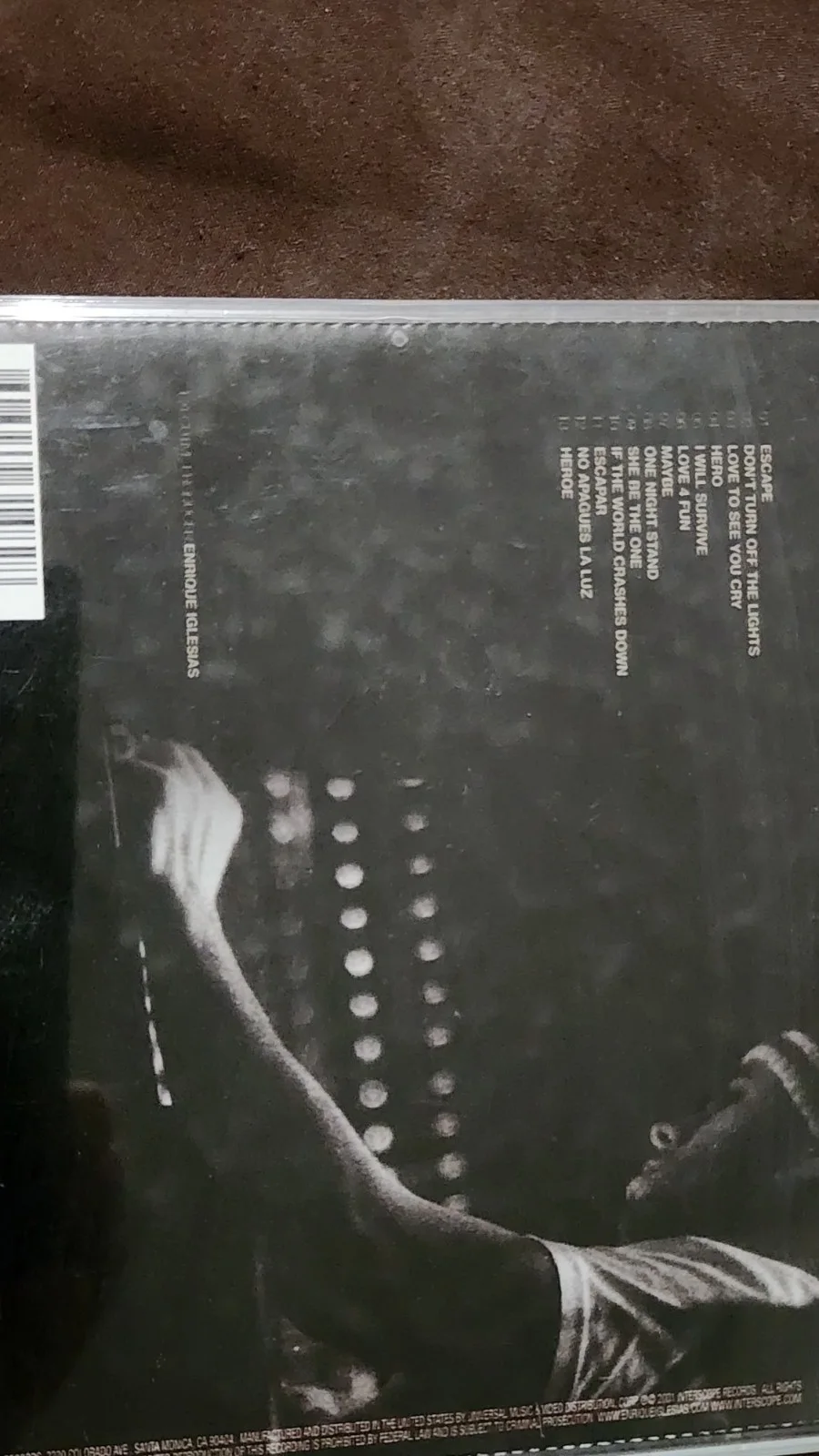 Enrique Iglesias Cd,open Box, Excellent, image 2