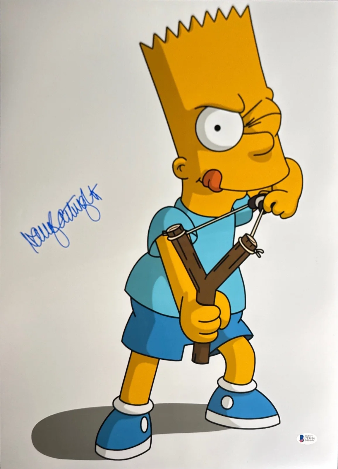 Nancy Cartwright — Nancy Cartwright Signed 16x20 Bart Simpson The Simpson BAS C13914, image 2