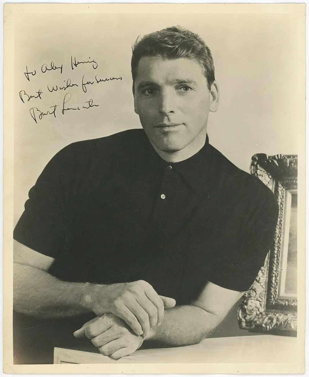 Burt Lancaster — 1930's -BURT LANCASTER- JSA Signed/Autograph/Auto Vintage 8x10 Movie Photo