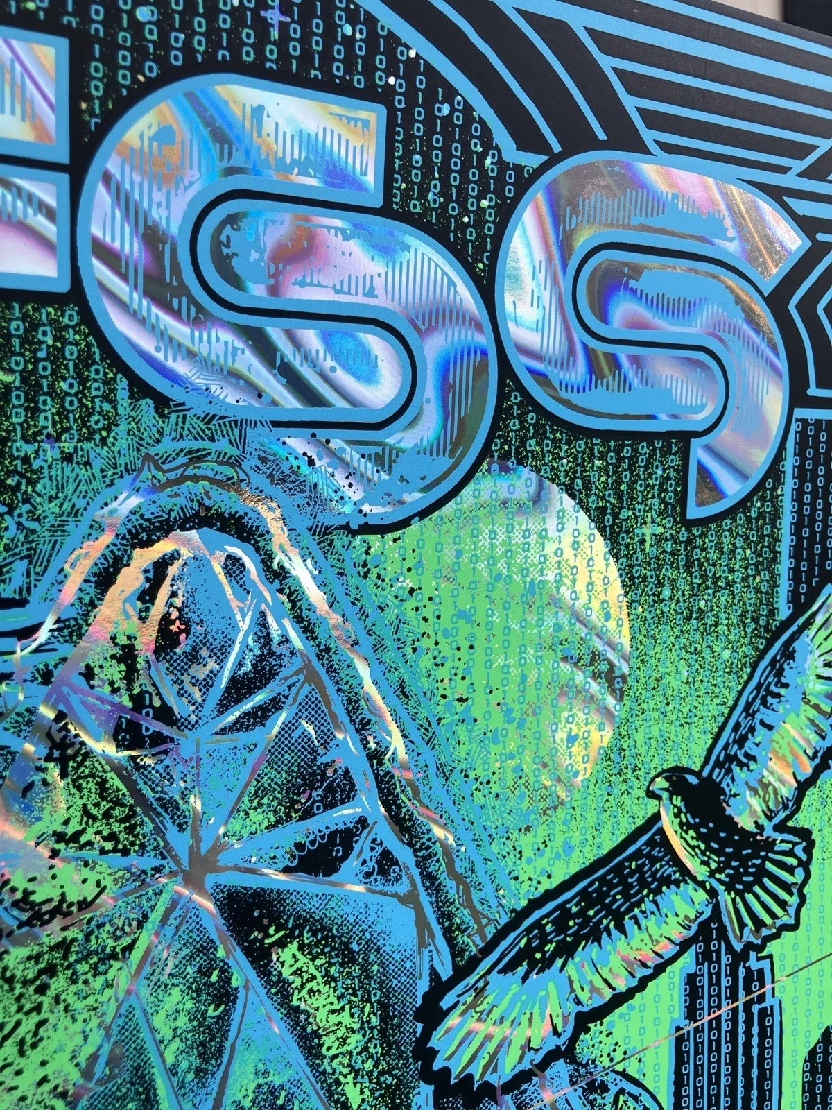 STS9 and Lotus Poster - The Eastern Atlanta 2026 Holo Swirl Foil Signed AP, изображение 2