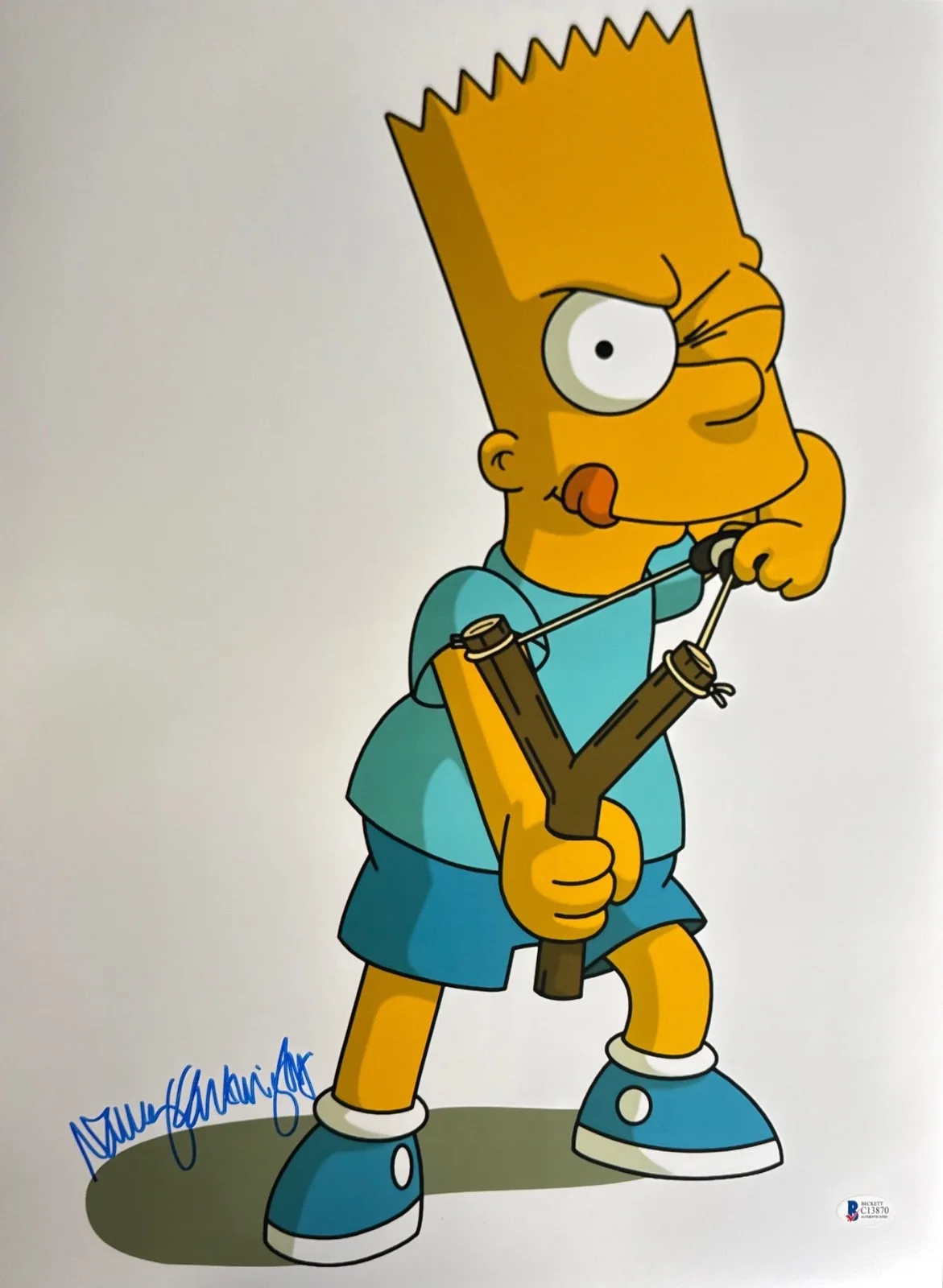 Nancy Cartwright — Nancy Cartwright Signed 16x20 Bart Simpson The Simpson BAS C13877, image 2