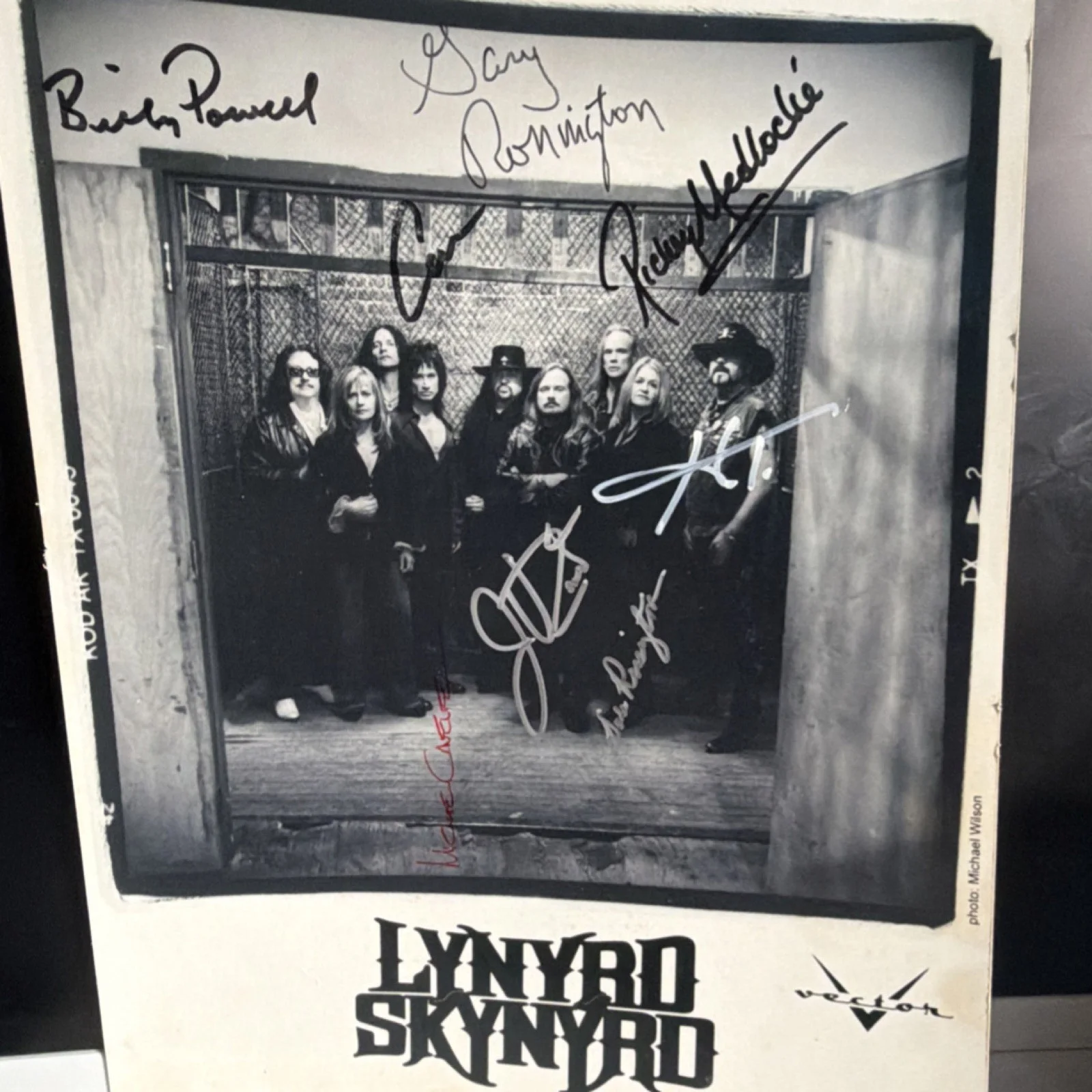 Lynyrd Skynyrd Original Autographed Band Photograph, image 2