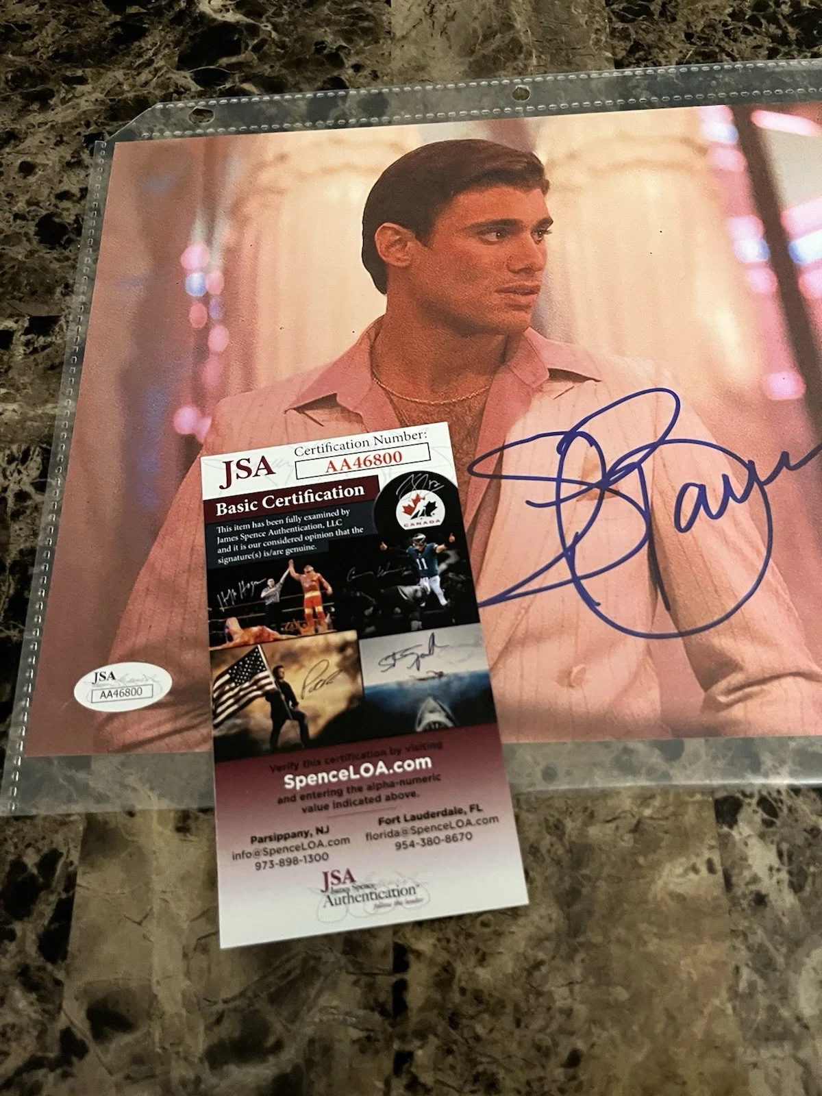 Autographed Original Movie Photograph 8x10 JSA Authenticated, image 3