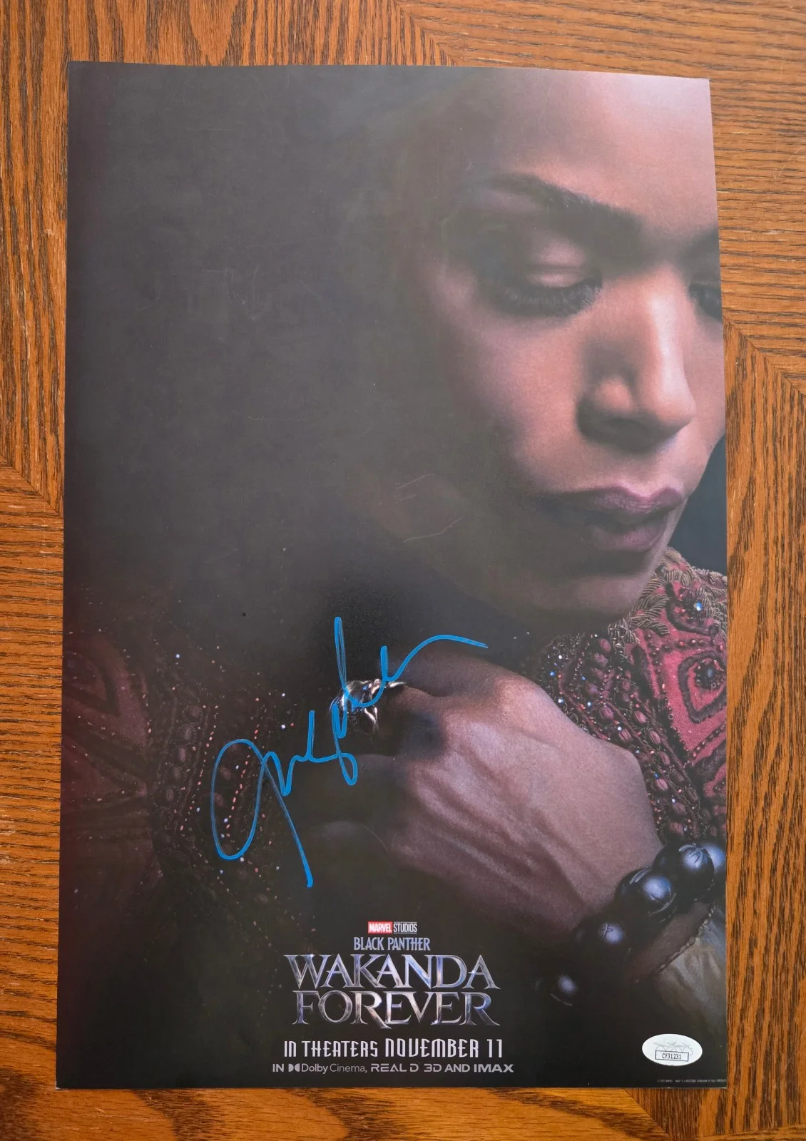 Angela Bassett — Angela Bassett Signed Black Panther - Wakanda Forever 11x17 (JSA COA)