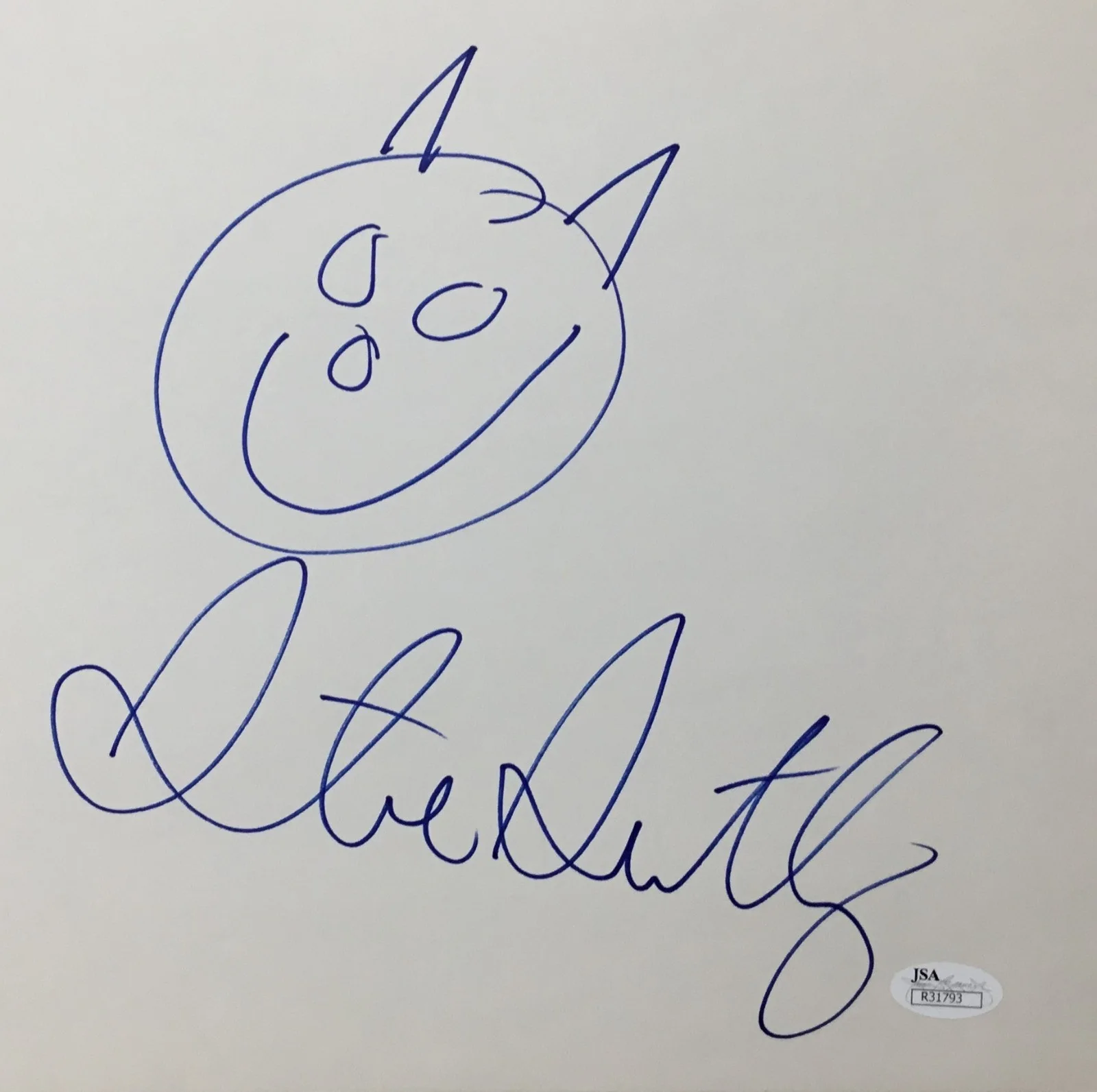 Steve Guttenberg — Steve Guttenberg Actor Signed Celebrity Art Self-Portrait Custom Framed JSA, изображение 4