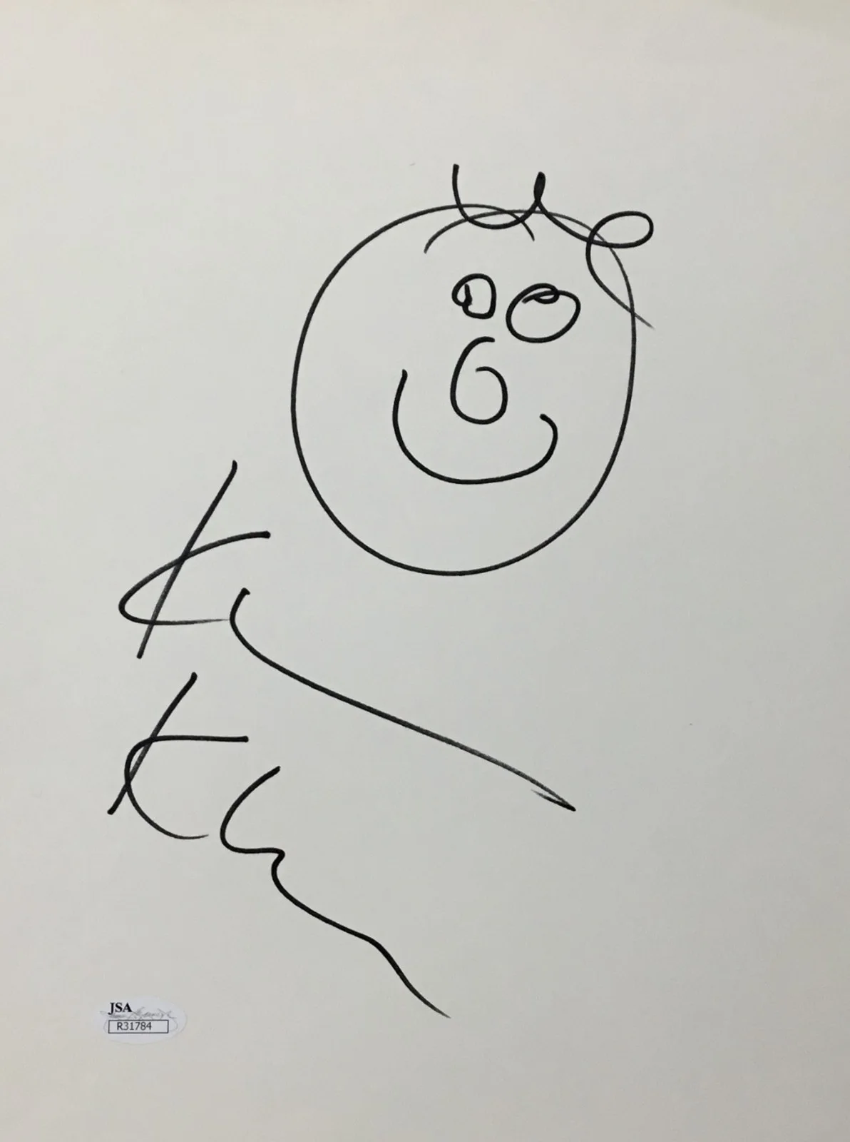Kevin Kline — Kevin Kline Actor Signed Celebrity Art Self-Portrait Custom Framed JSA, image 4