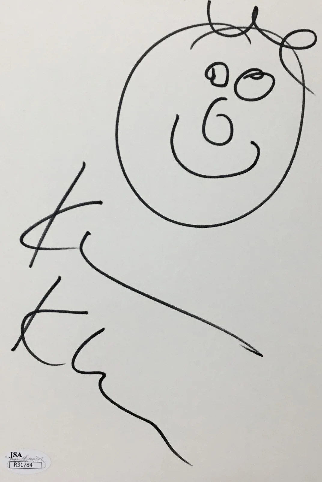 Kevin Kline — Kevin Kline Actor Signed Celebrity Art Self-Portrait Custom Framed JSA, image 5