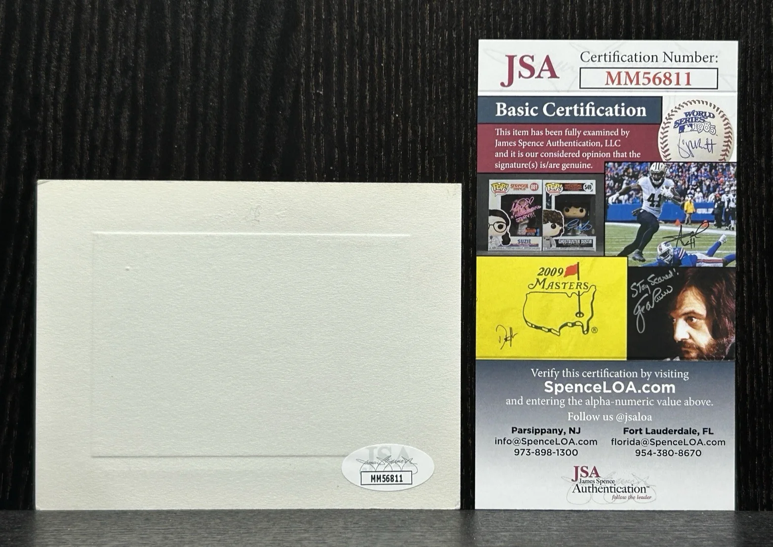Margaret Lindsay — MARGARET LINDSAY (d.1981) SIGNED CARD * JSA COA Autograph HOUSE OF SEVEN GABLES, изображение 3