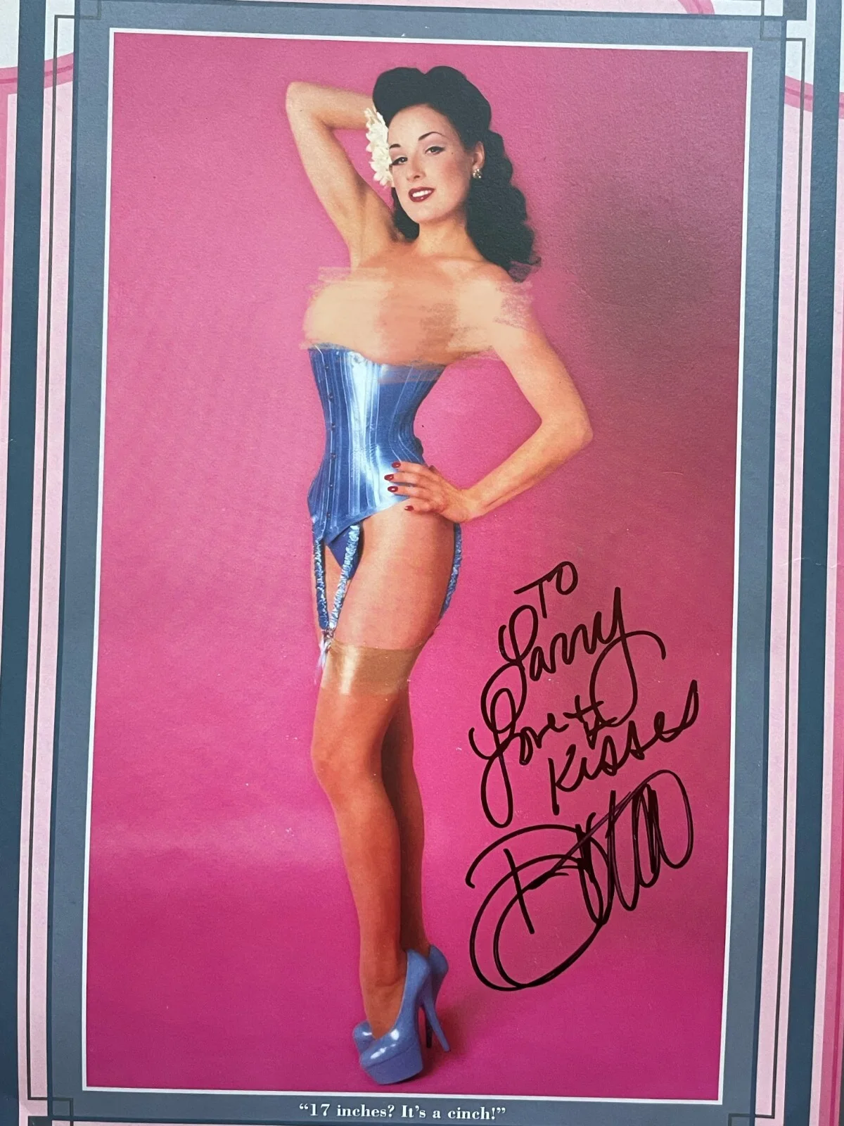 Dita Von Teese — Dita Von Teese Signed Calendar World’s Premier Burlesque Star by Dita's Fan Club, image 3