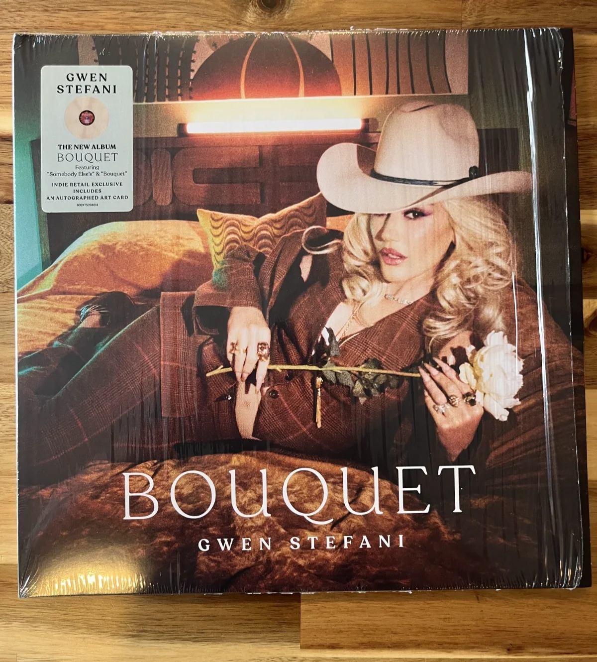 Gwen Stefani Bouquet Vinyl Signed Insert JSA Authentication No Doubt Autograph, image 4