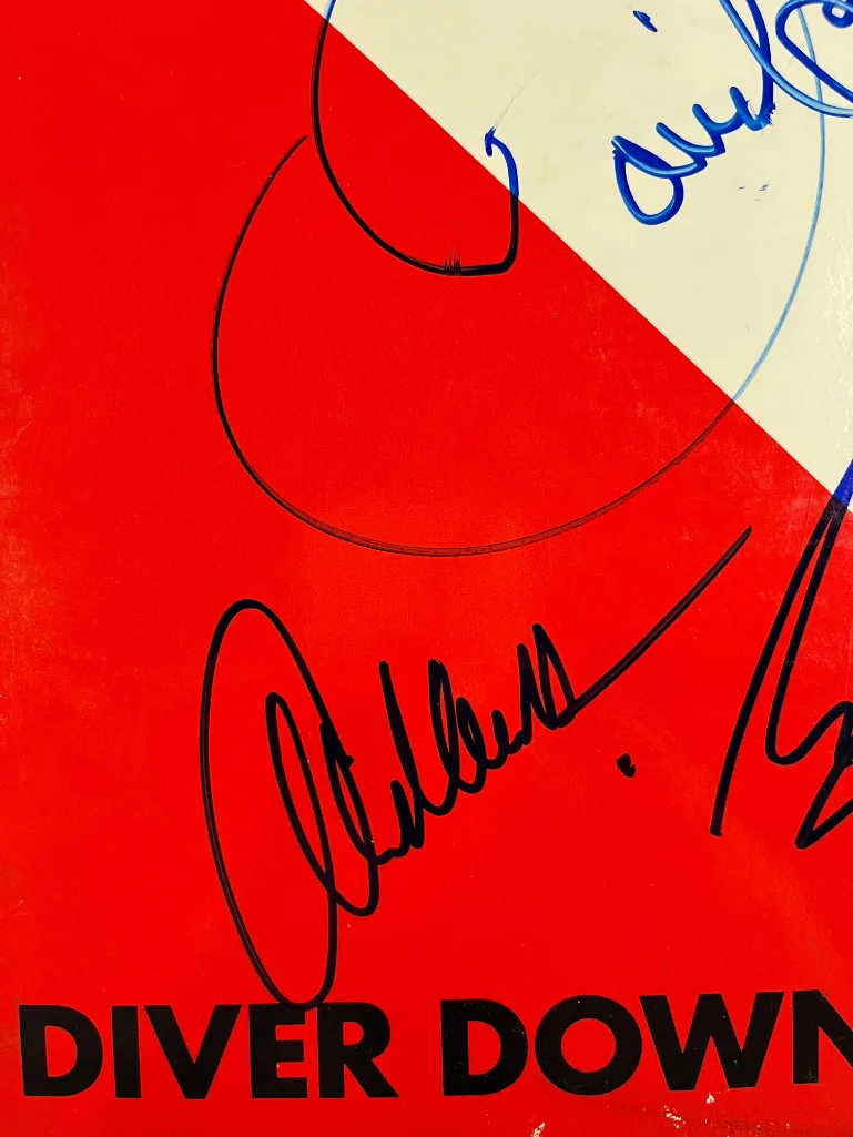 Van Halen Group Signed "Diver Down" Album (4 Sigs) (Beckett/BAS Authentication), image 5