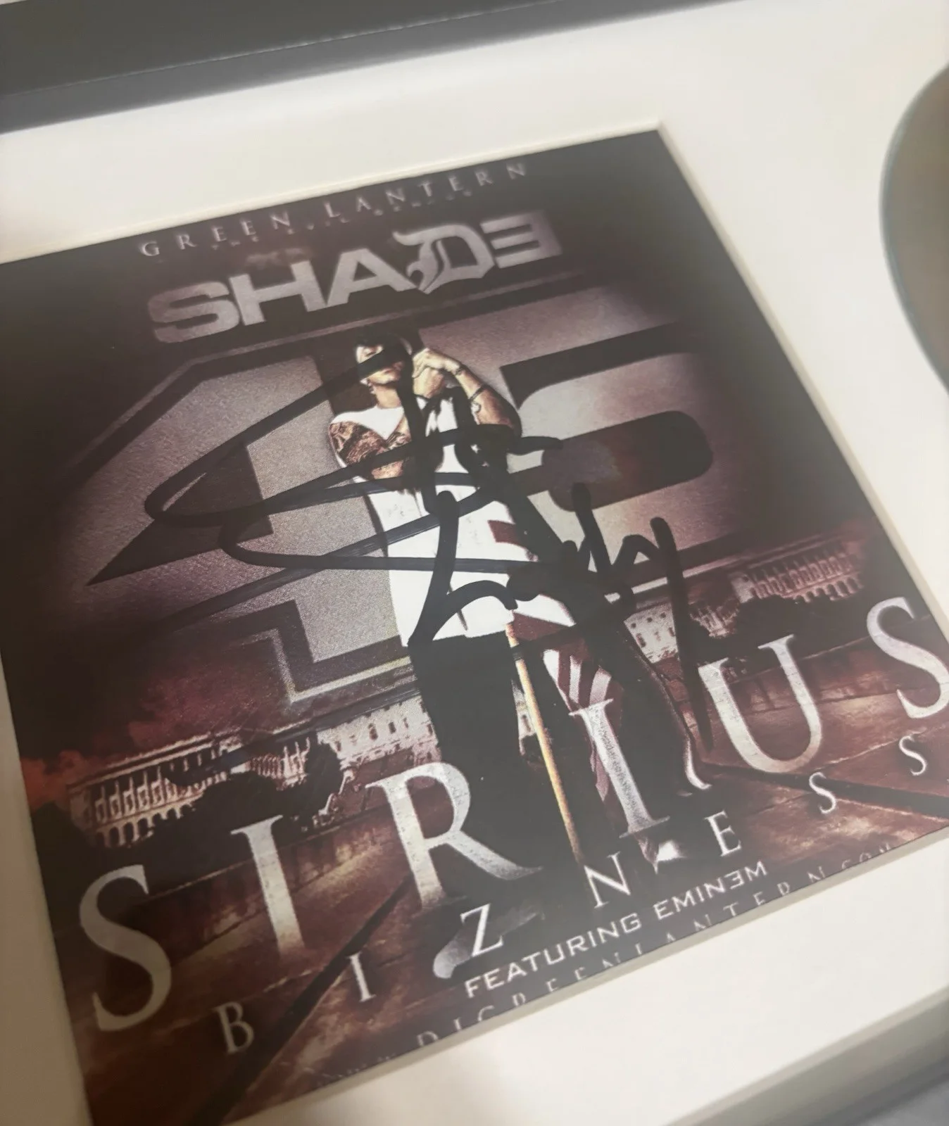 Eminem SIGNED AUTOGRAPHED Shade 45 Sirius Bizness *RARE PROMO ONLY CD*, изображение 2