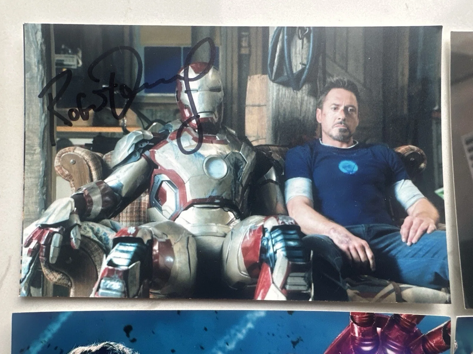 Robert Downey Jr — 4x Robert Downey Jr. signed photo 6x4 official autopen signature iron man, изображение 2