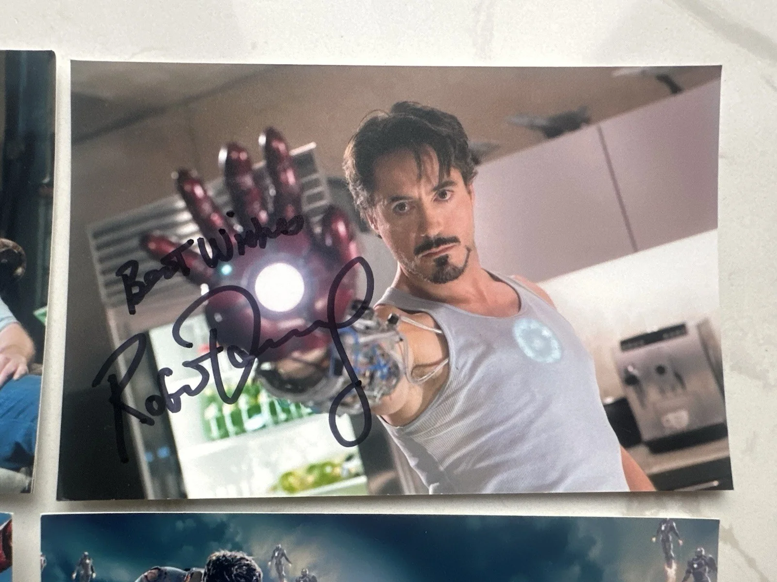 Robert Downey Jr — 4x Robert Downey Jr. signed photo 6x4 official autopen signature iron man, изображение 3