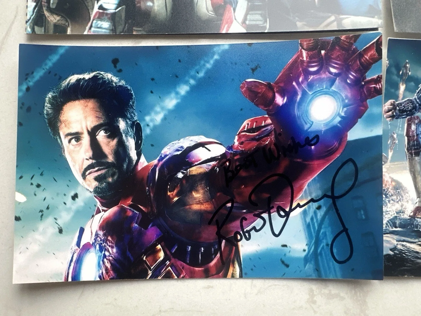 Robert Downey Jr — 4x Robert Downey Jr. signed photo 6x4 official autopen signature iron man, изображение 5