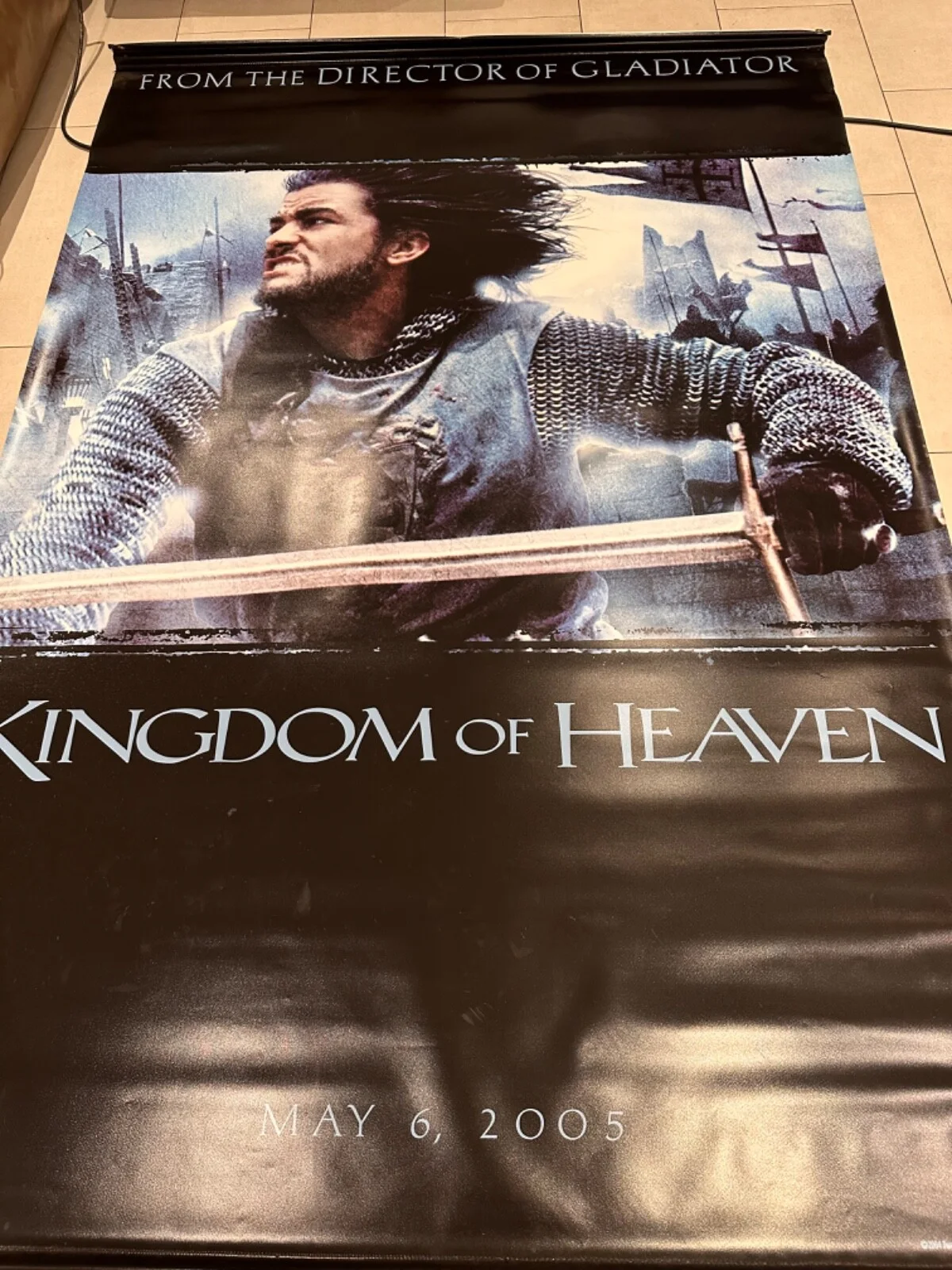 Kingdom OF Heaven Poster Banner 7ft x 5ft Knights Templar and the Crusades Huge, изображение 3